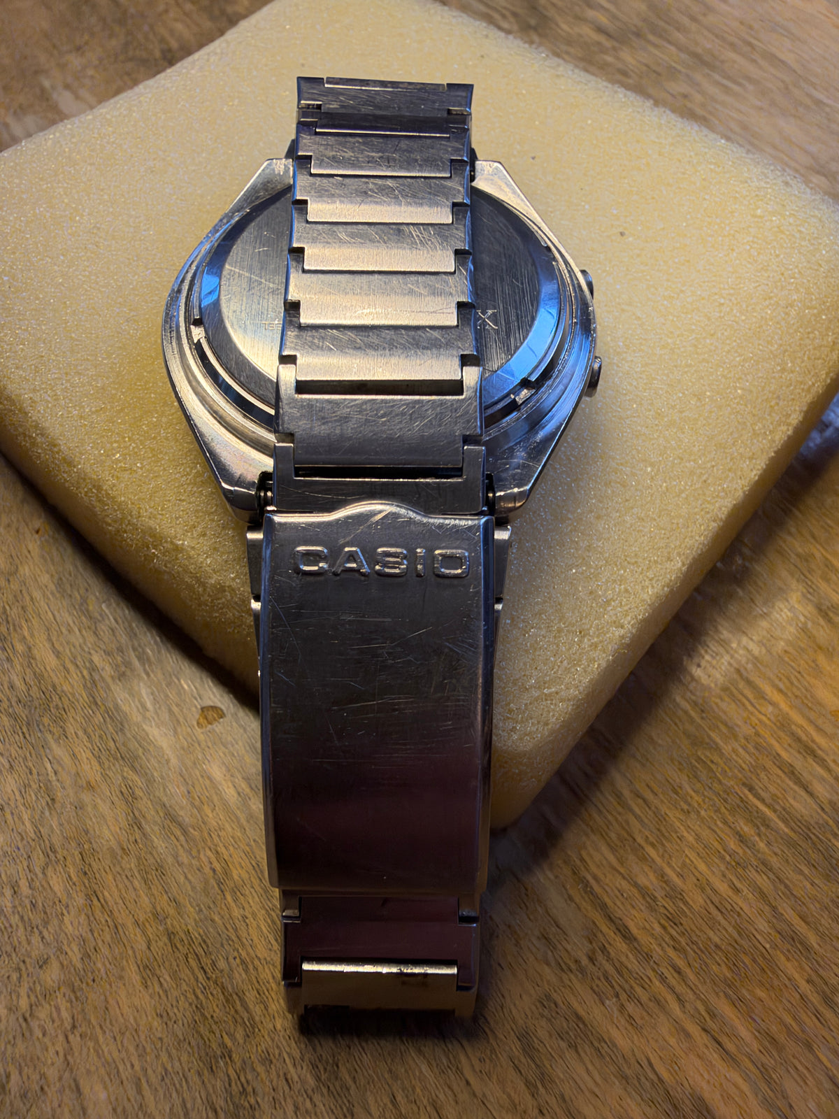 Vintage Casio Casiotron R-17 Digital Watch World Time Original Box Untested