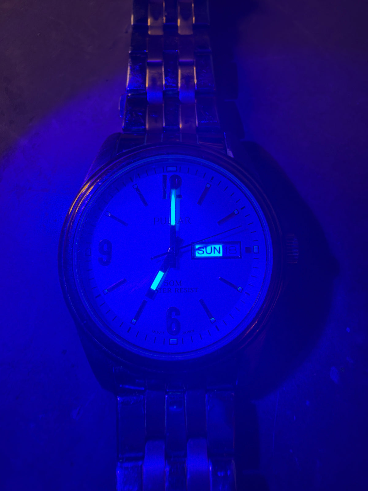 Pulsar VJ43-X004 Two Tone Quartz Day Date Watch 39mm – Working