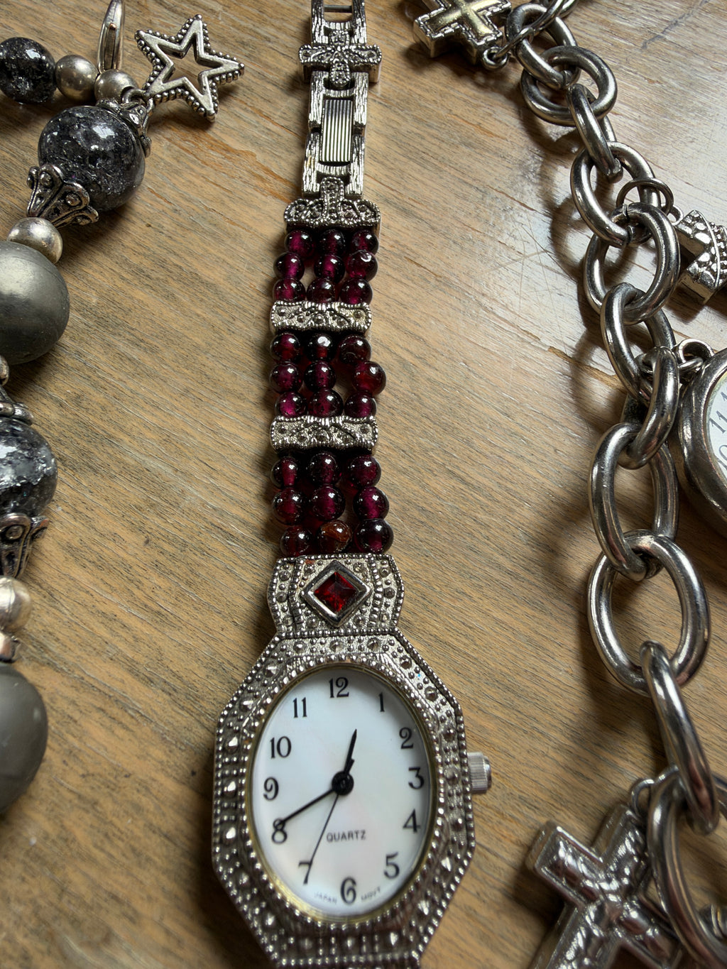 Women's Quartz Watch Bundle – 3 Working Jewelry Watches