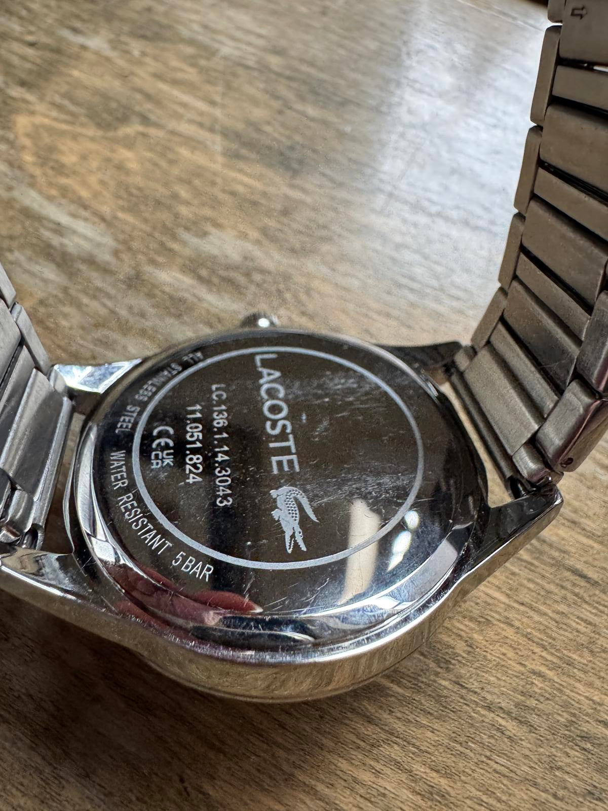 Men's Lacoste Stainless Steel Date Just Watch