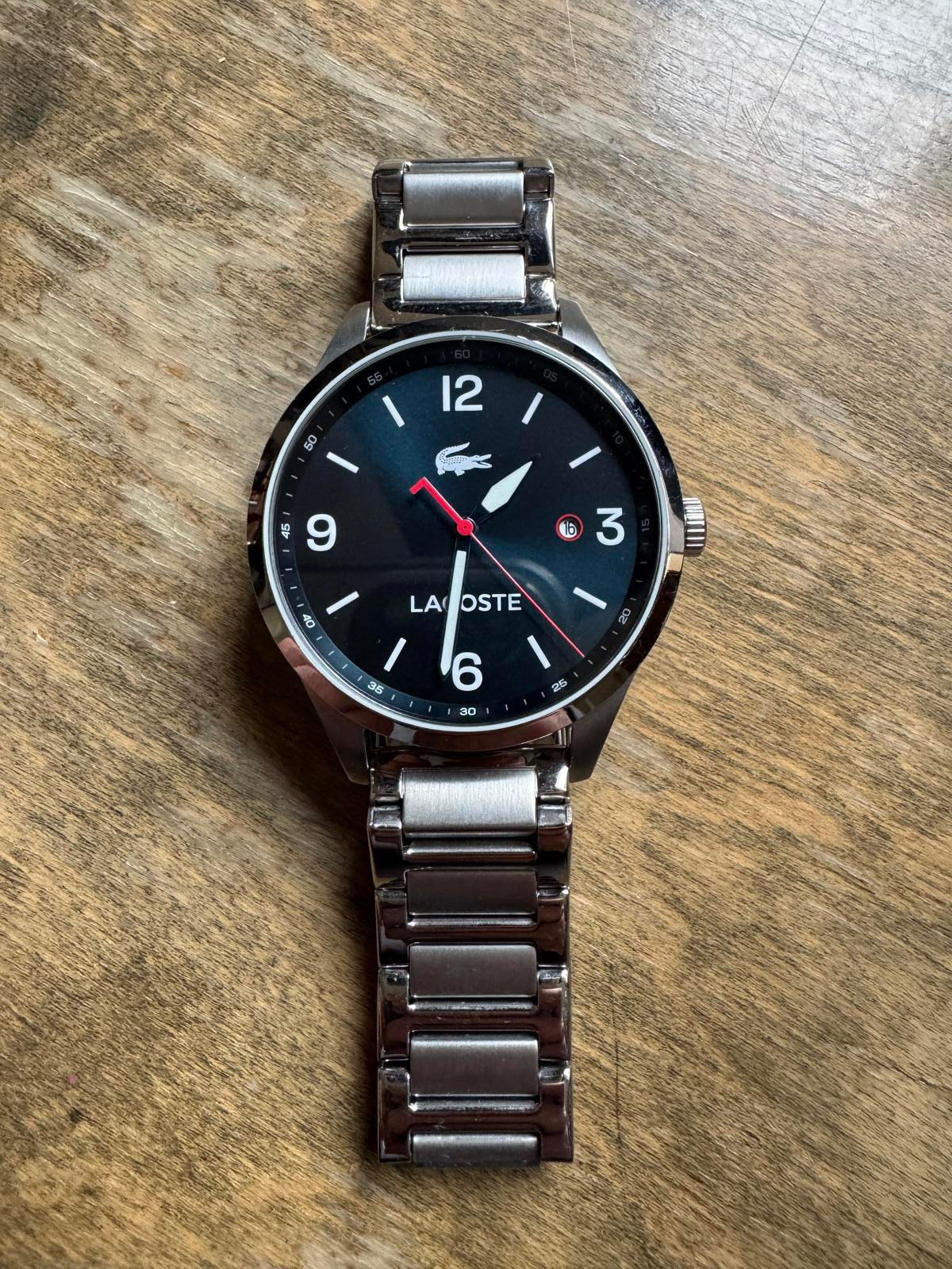 Men's Lacoste Stainless Steel Date Just Watch