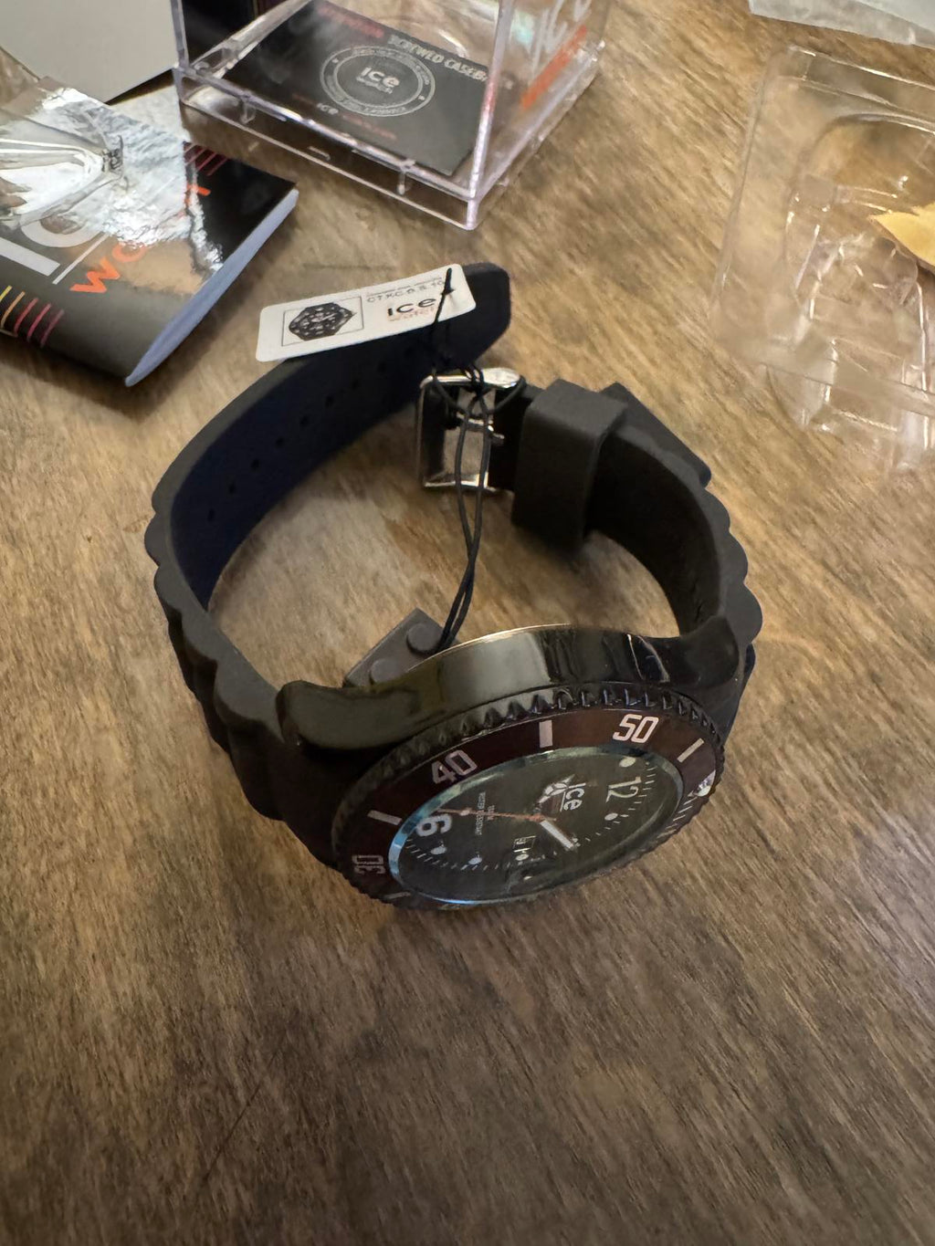 Men's Ice 46mm Dark Brown Diver Style Watch