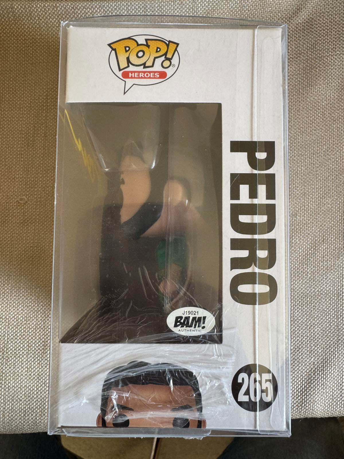 Funko Pop! Heroes Shazam 265 Pedro Signed Figure