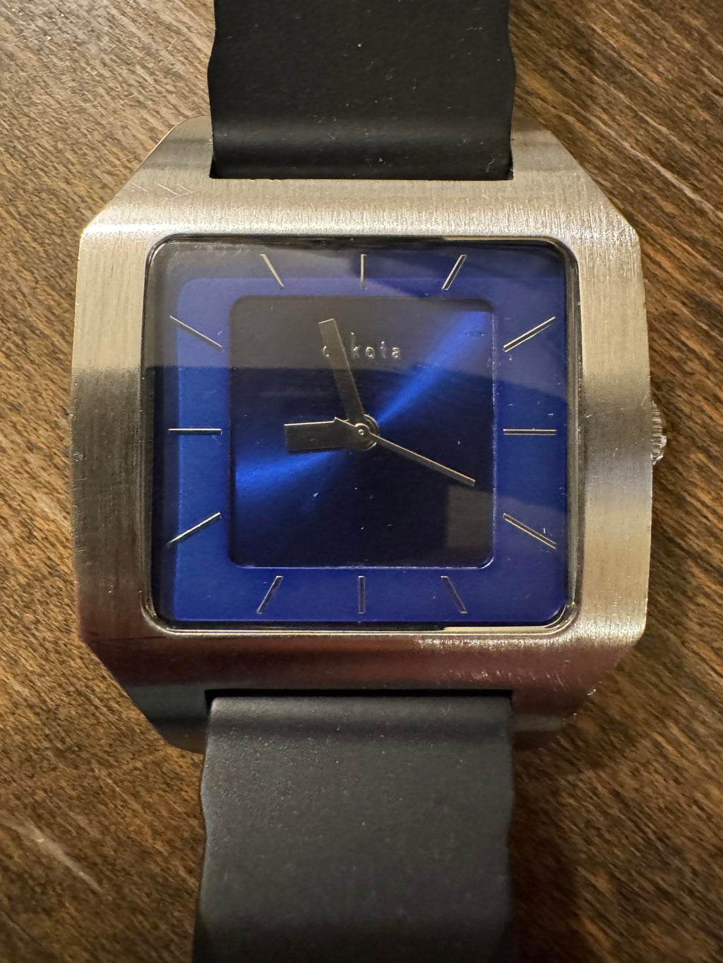 Dakota "Big Blue" Square Case Watch
