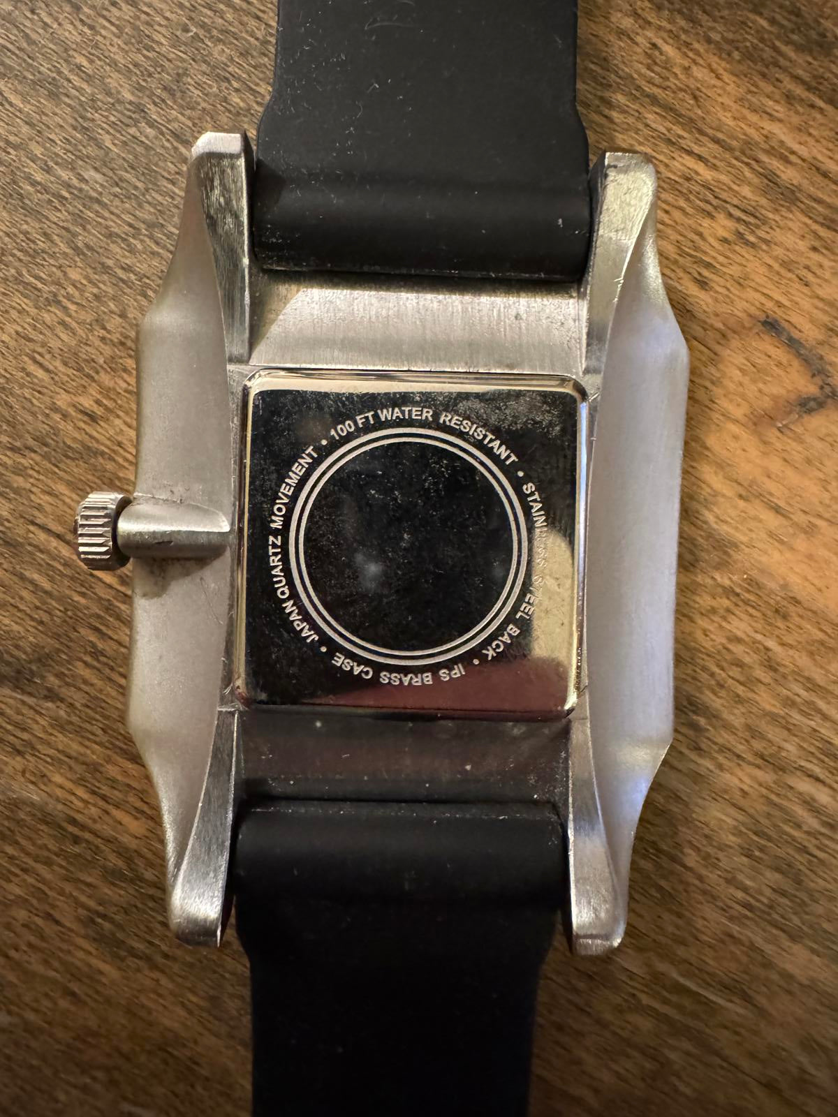 Dakota "Big Blue" Square Case Watch