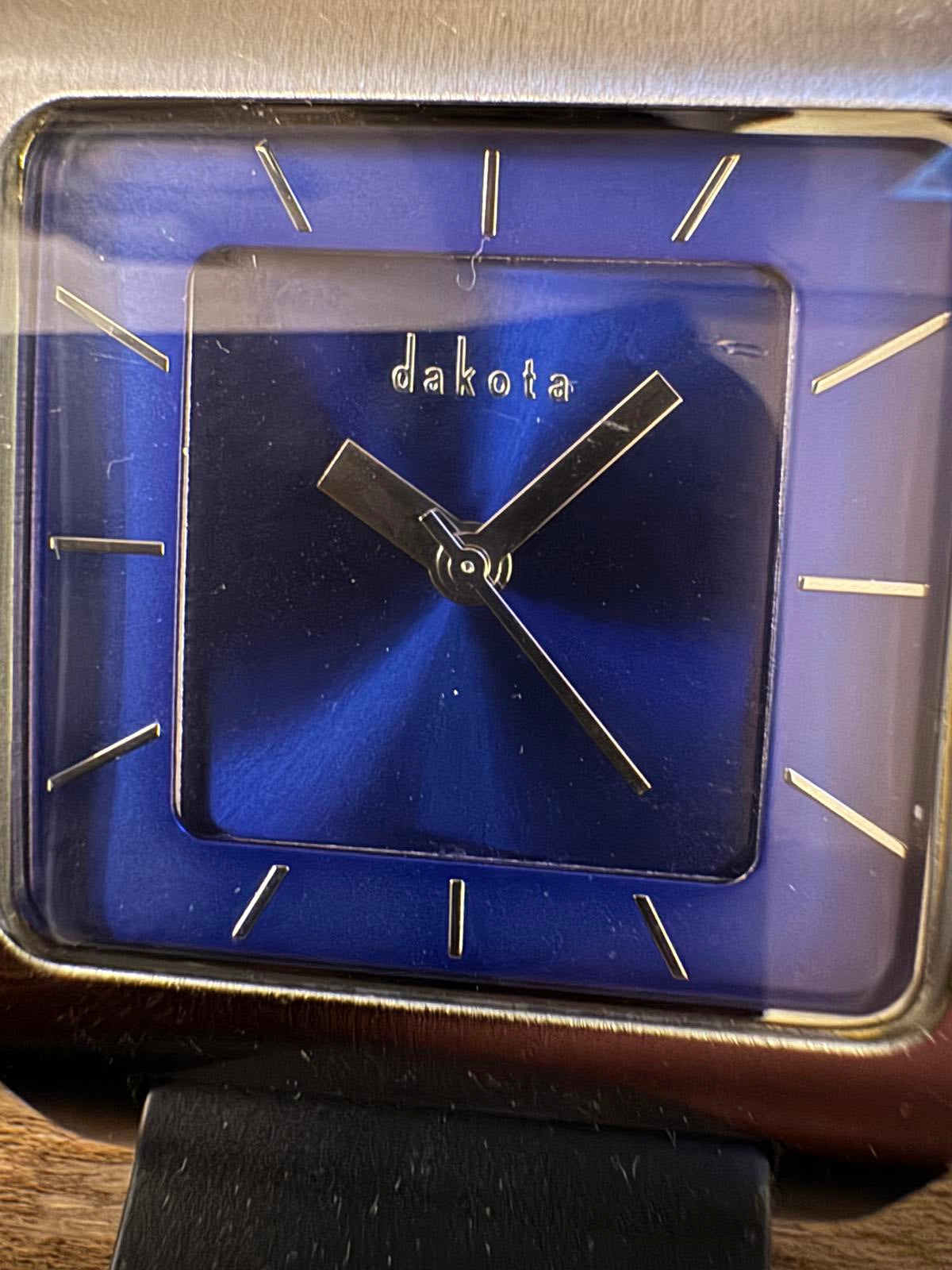 Dakota "Big Blue" Square Case Watch