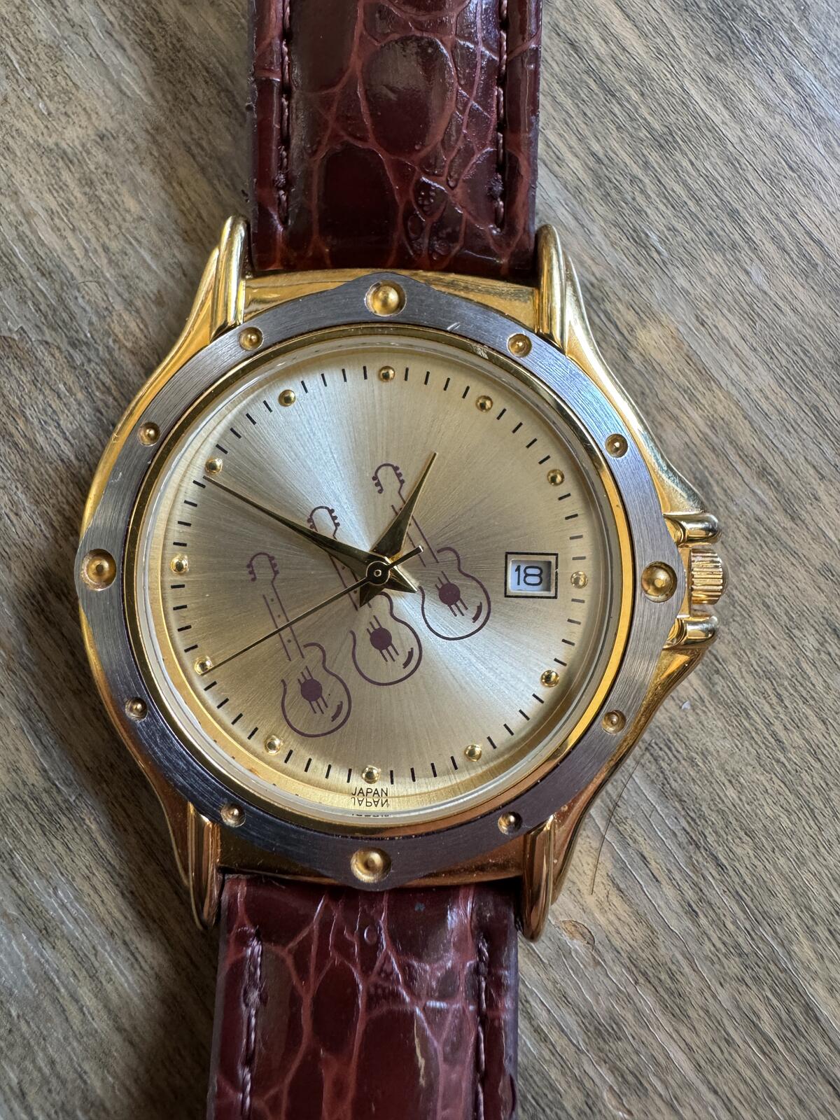 Croton Limited Edition Guitar Watch