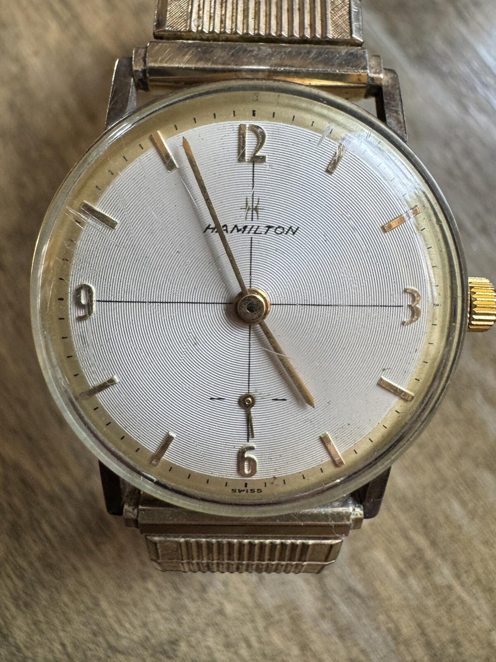 Vintage Hamilton Crosshair Small Seconds Dress Watch – 10K Gold Filled