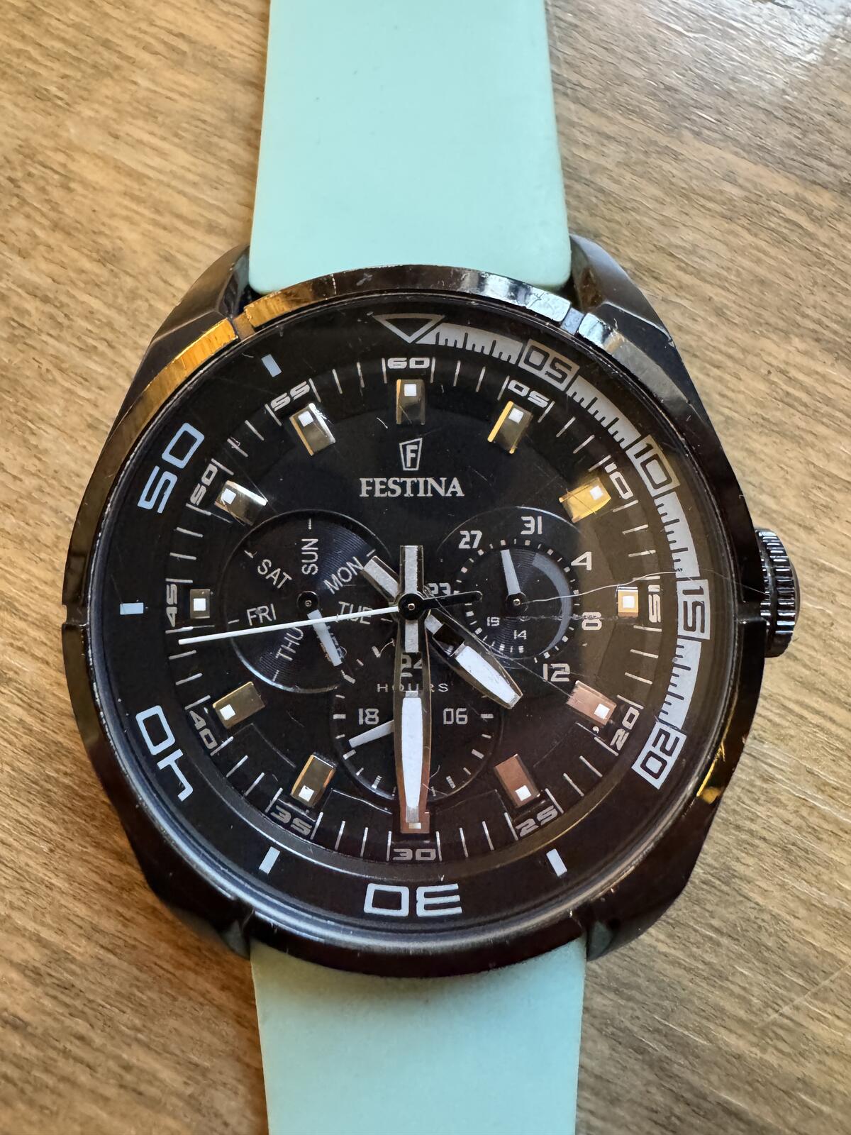 Festina F16610 Black Multifunction Sport Watch