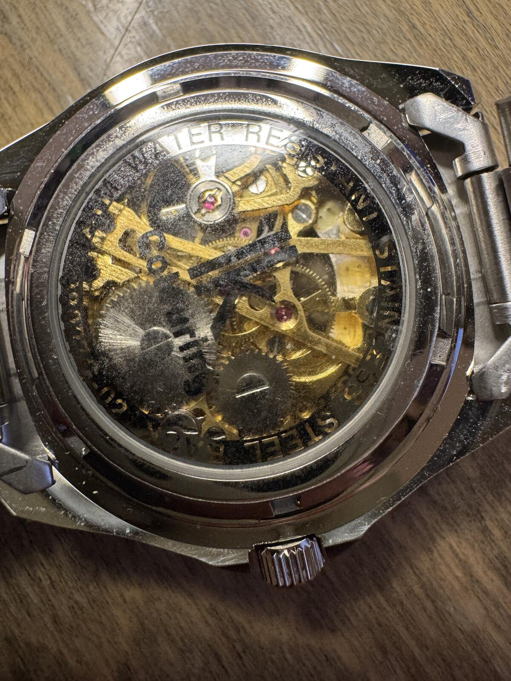 IK Colouring Skeleton Automatic Diver Style Watch – Stainless Steel