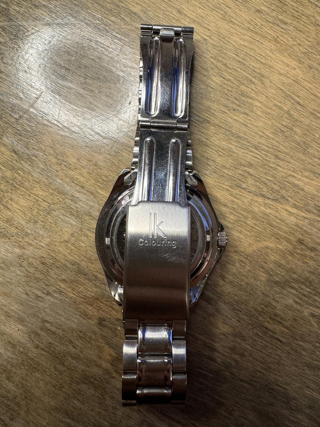 IK Colouring Skeleton Automatic Diver Style Watch – Stainless Steel