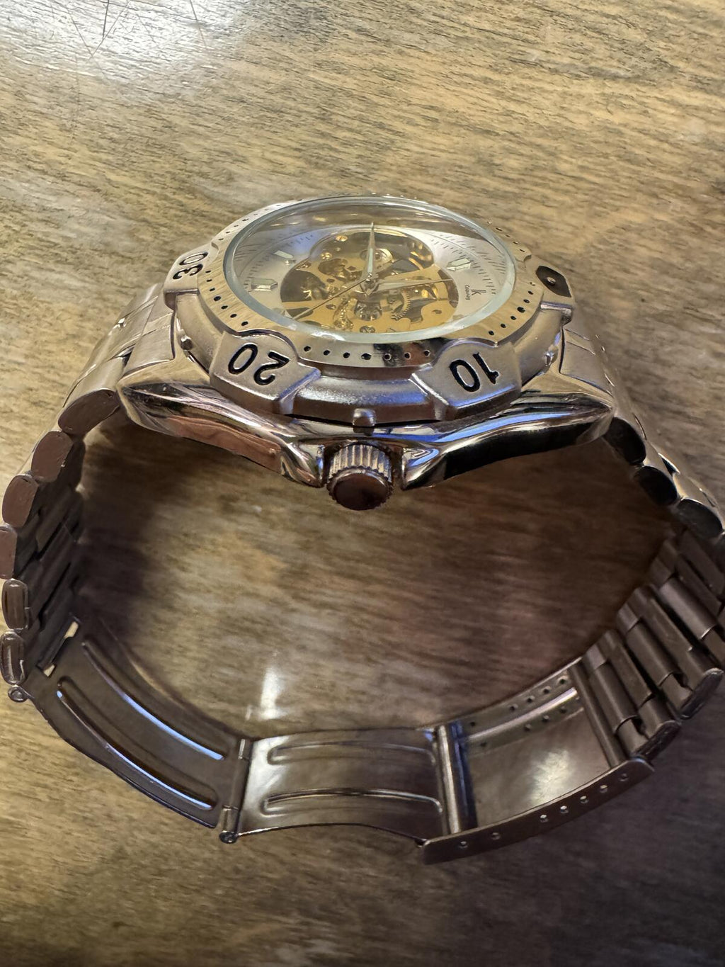 IK Colouring Skeleton Automatic Diver Style Watch – Stainless Steel