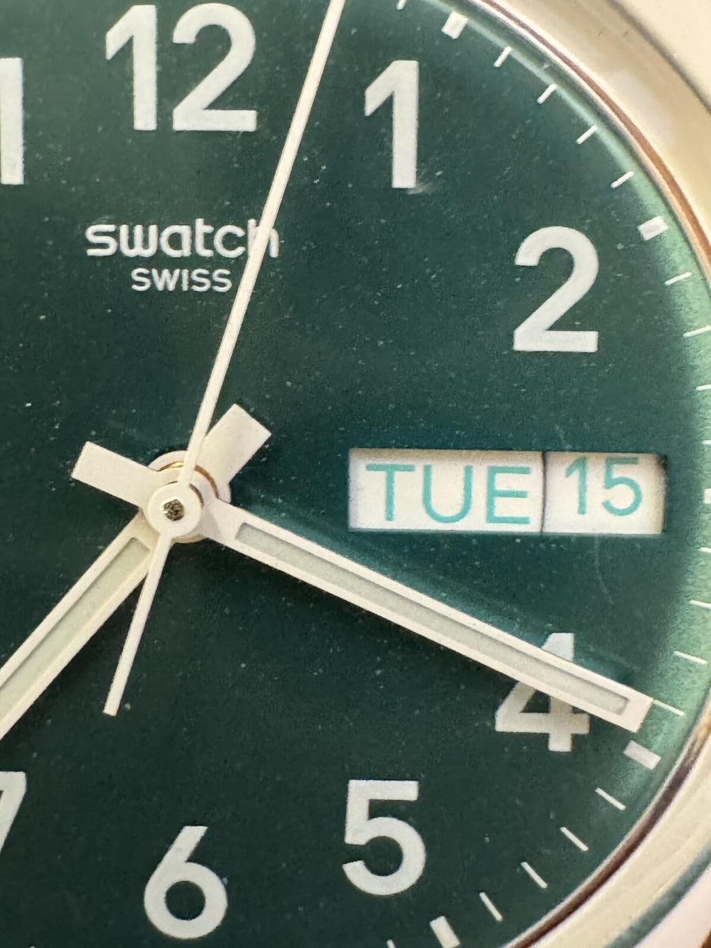 Swatch Swiss "Pool Light" (GW714) Textured Turquoise Strap