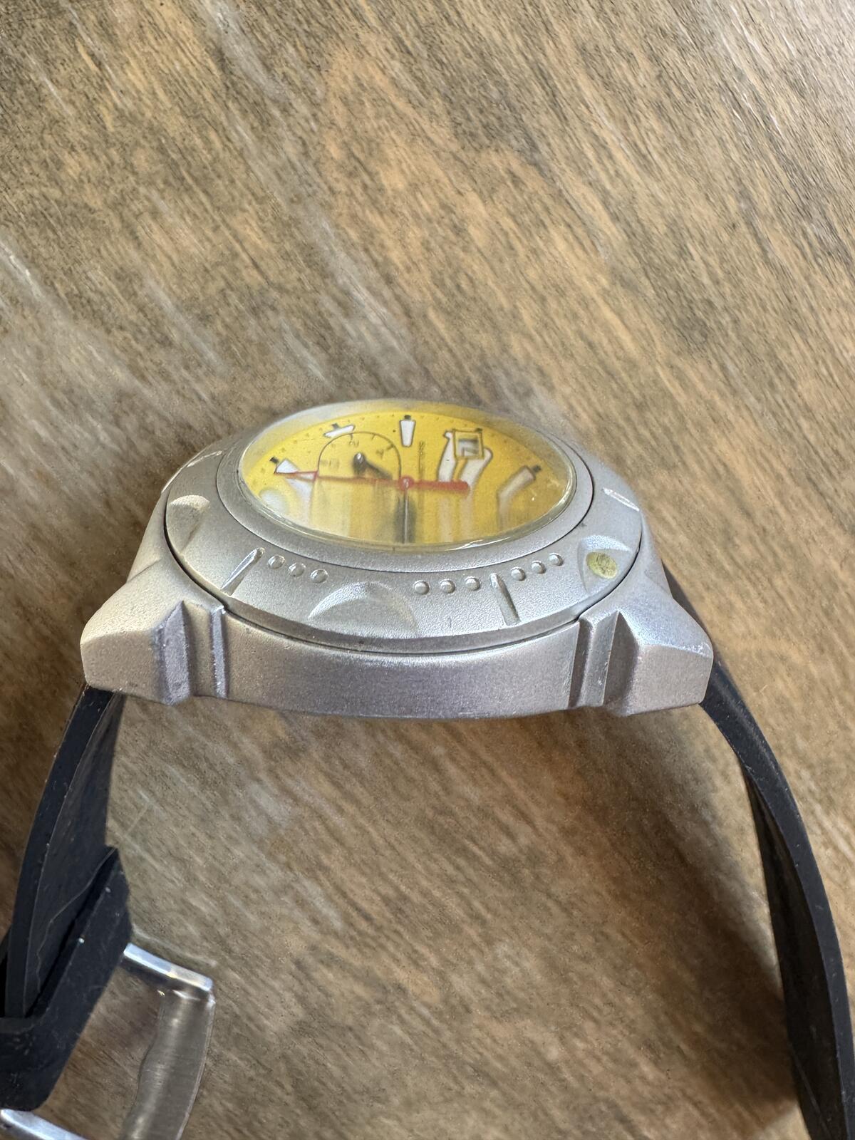 Vintage Sector Yellow Dial Chronograph 150