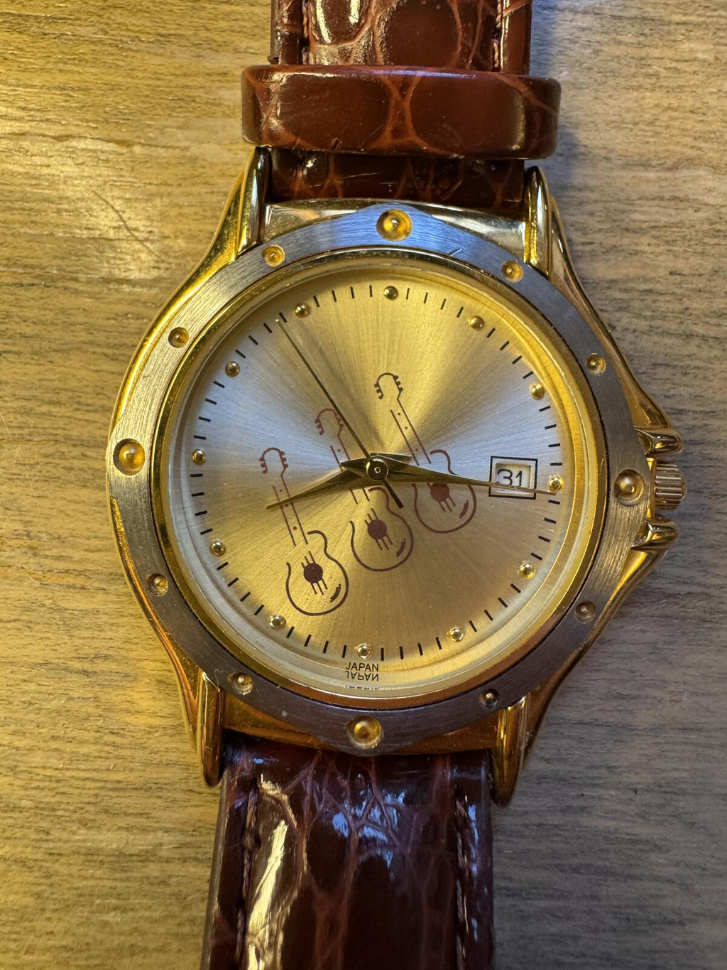 Croton Guitar Dial Quartz Watch