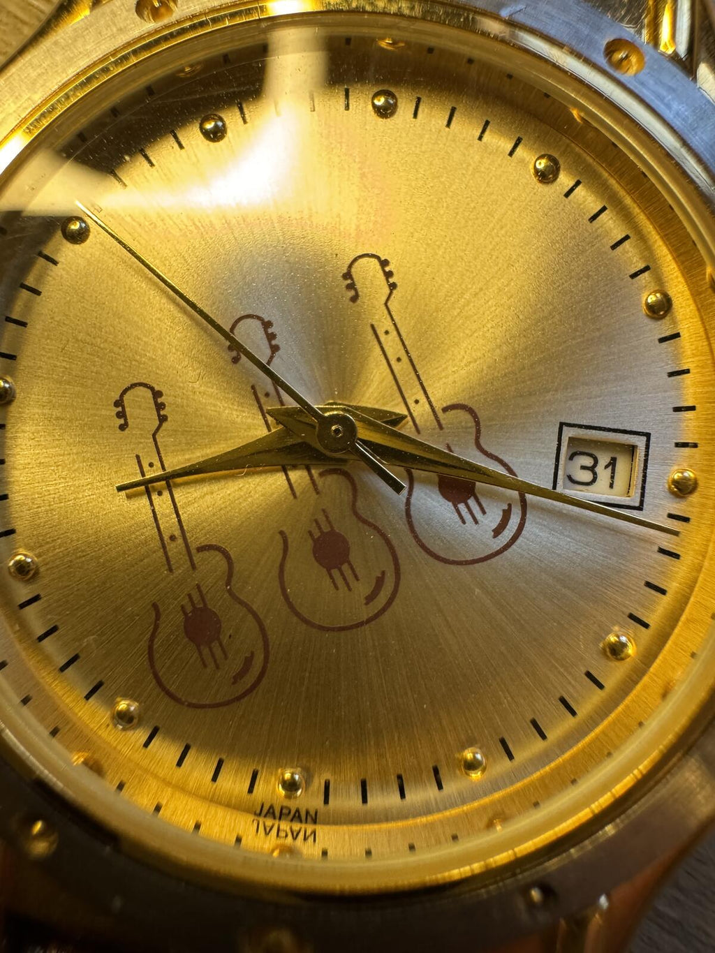 Croton Guitar Dial Quartz Watch
