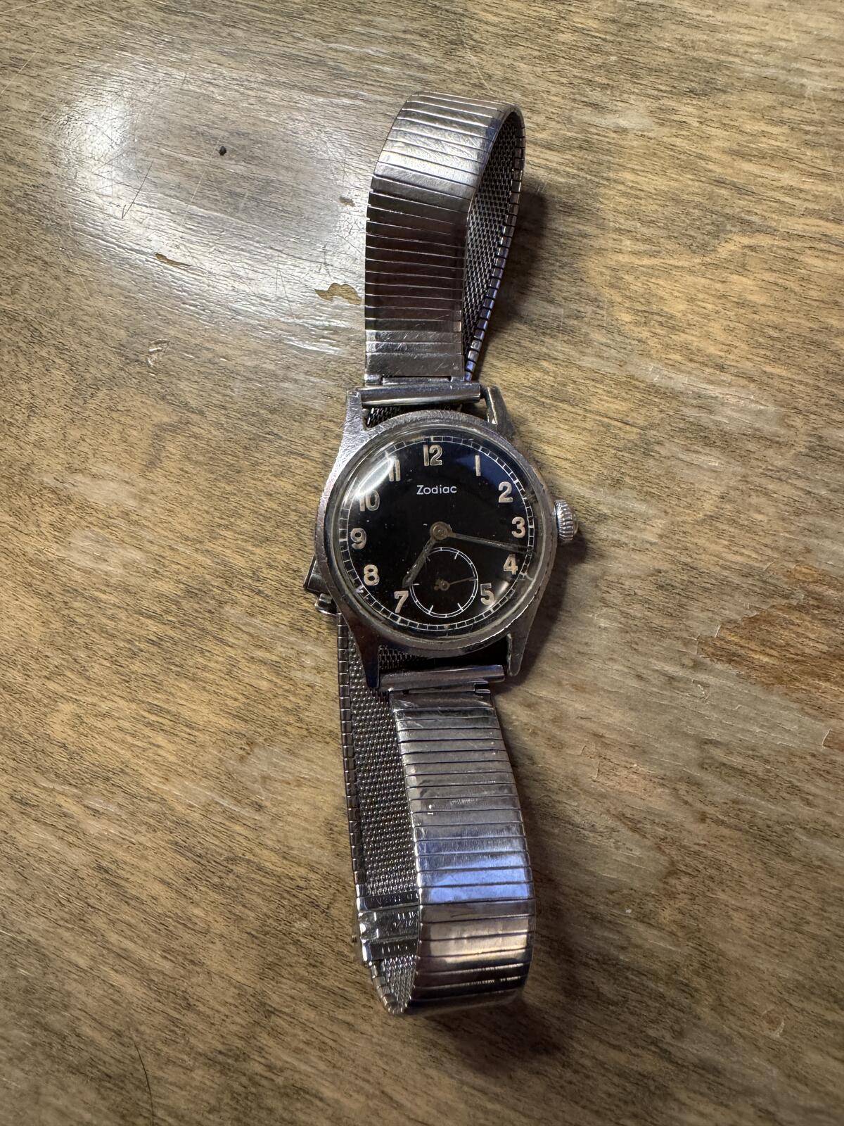 Vintage 1940s Zodiac Mechanical Watch
