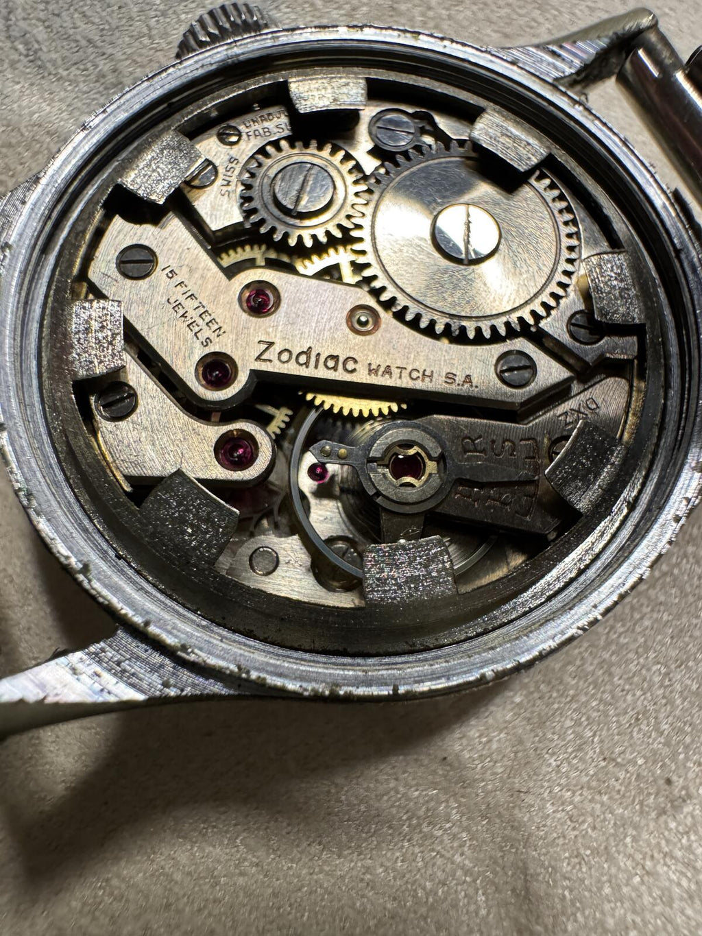 Vintage 1940s Zodiac Mechanical Watch