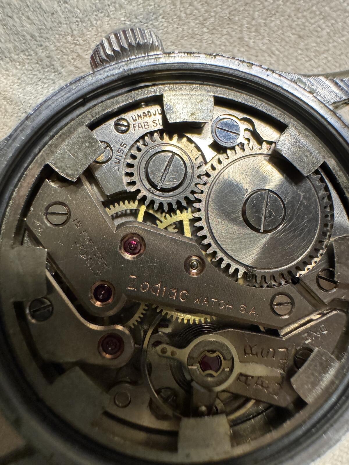 Vintage 1940s Zodiac Mechanical Watch