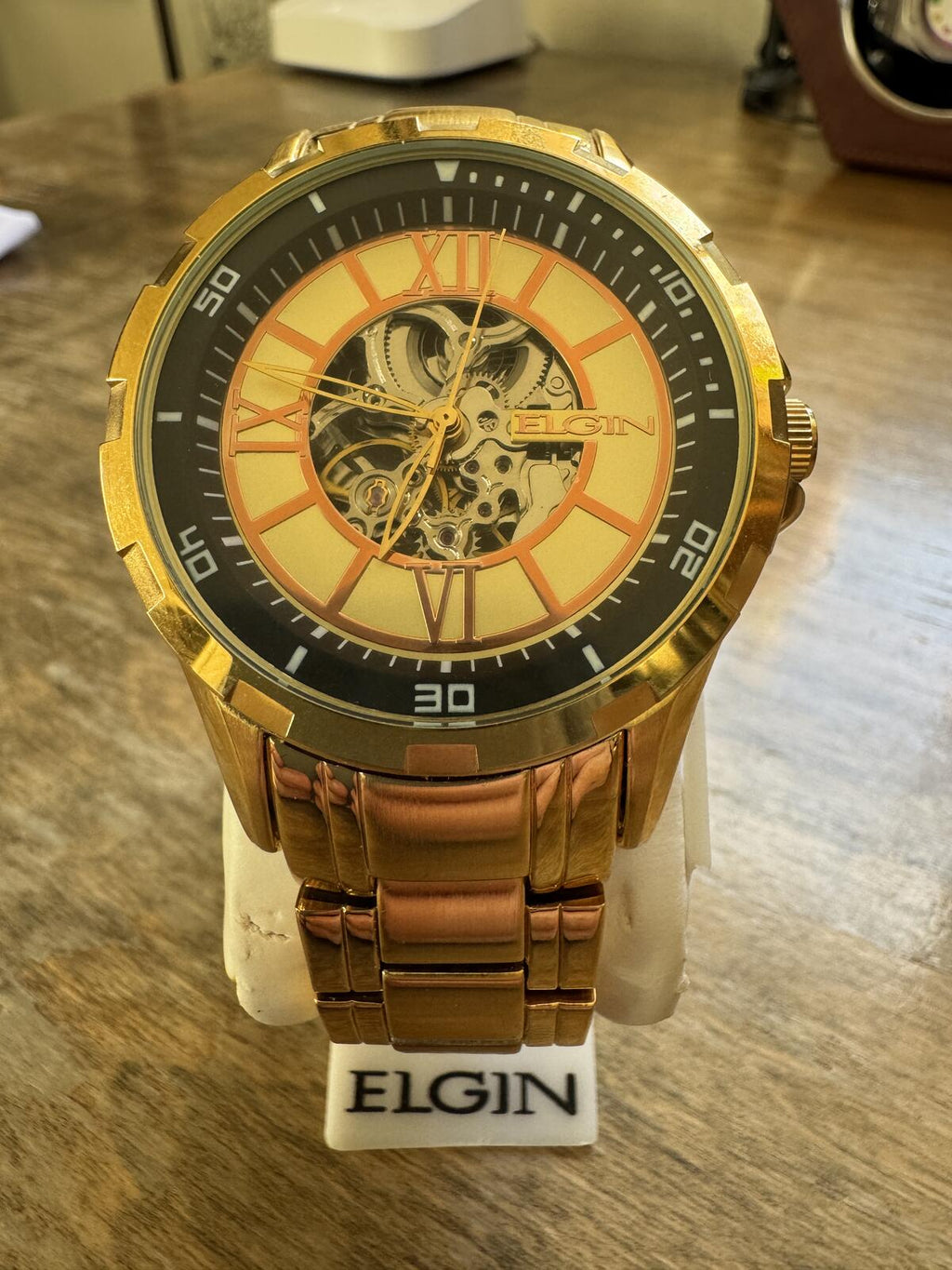 Elgin Automatic Skeleton Men's Watch FG9040
