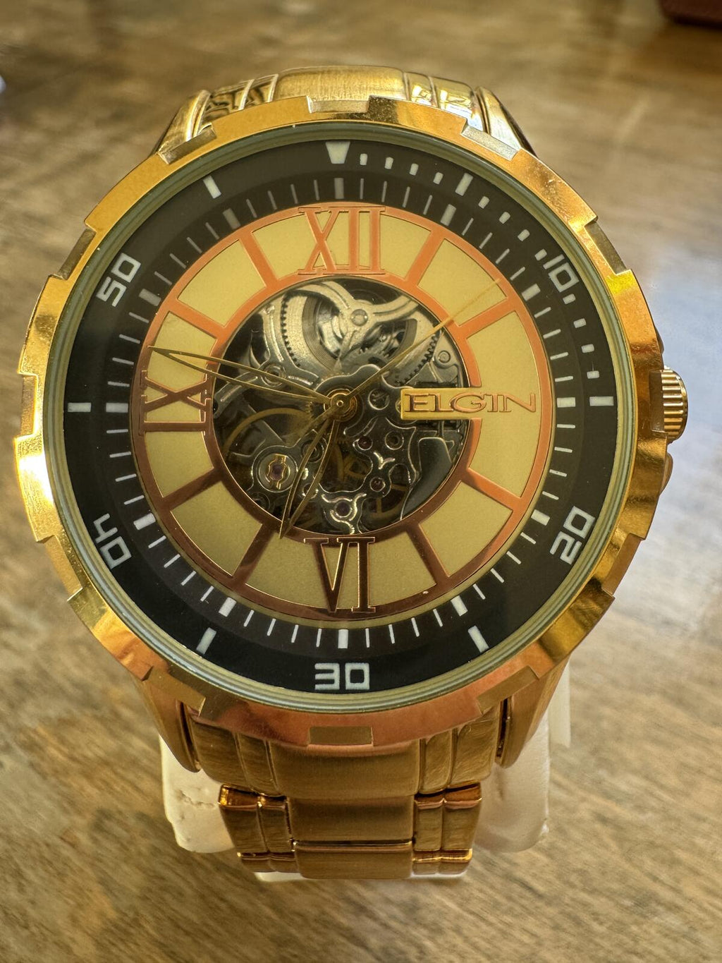 Elgin Automatic Skeleton Men's Watch FG9040