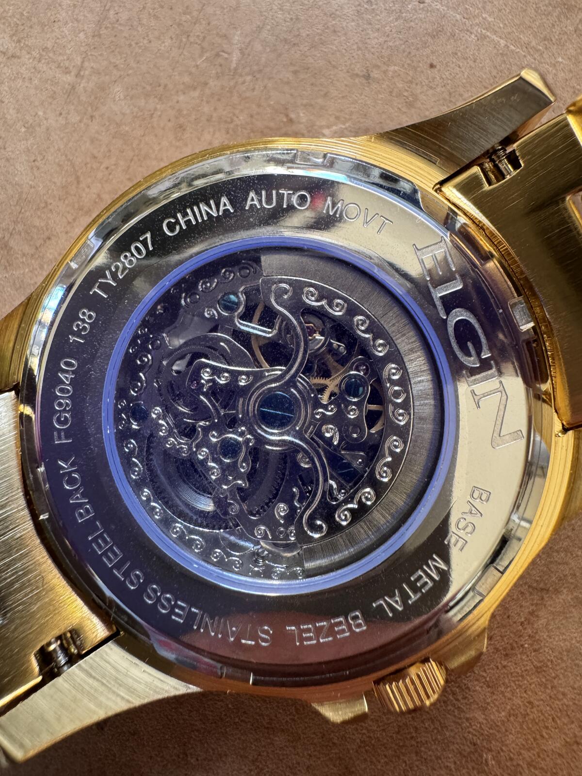Elgin Automatic Skeleton Men's Watch FG9040