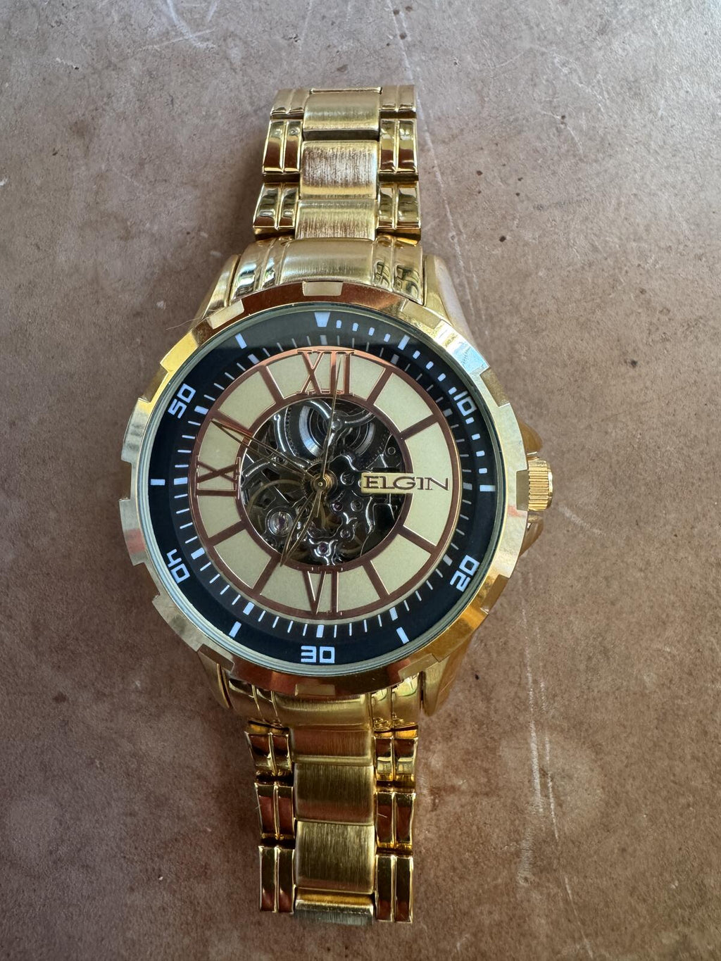 Elgin Automatic Skeleton Men's Watch FG9040