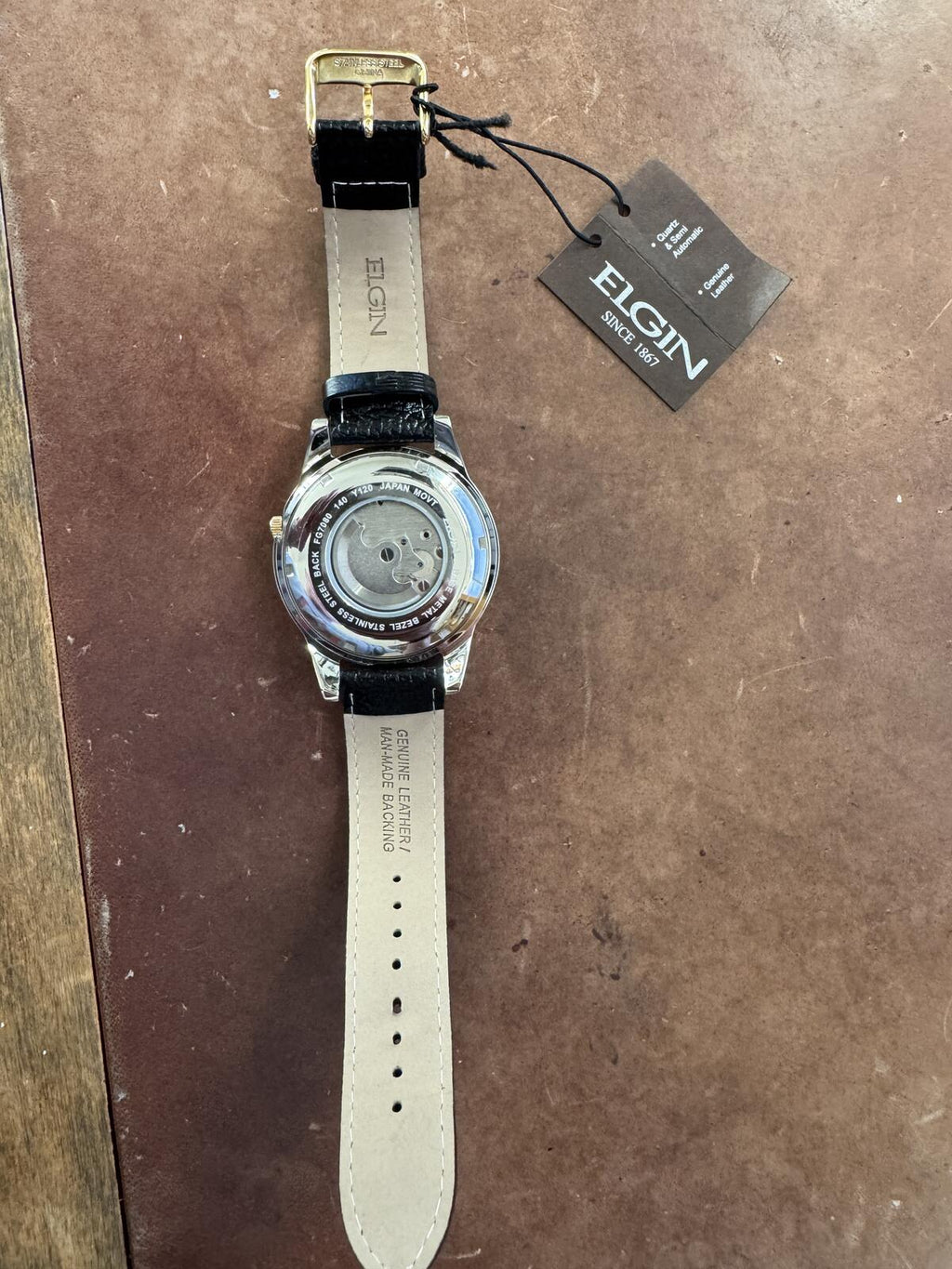 Elgin Semi-Automatic Mechanical Watch FG7080