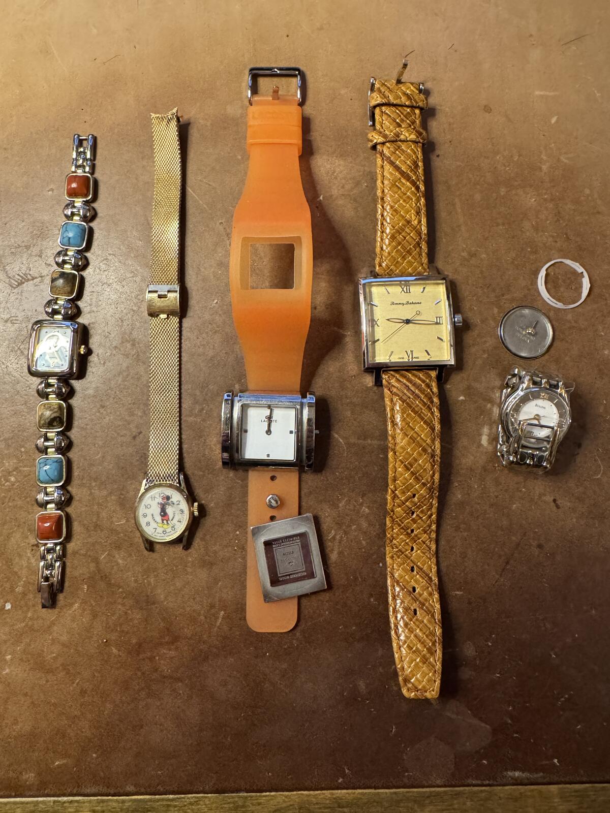 Project Watch Lot - Gruen, Bradley, Lacoste, Tommy Bahama, Bulova