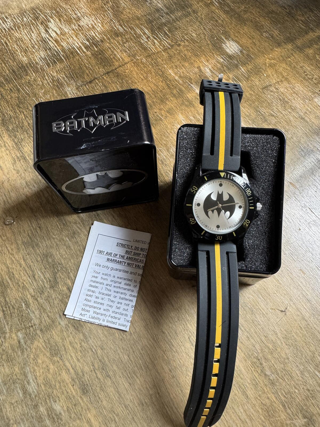 Batman Watch - New Old Stock in Original Tin