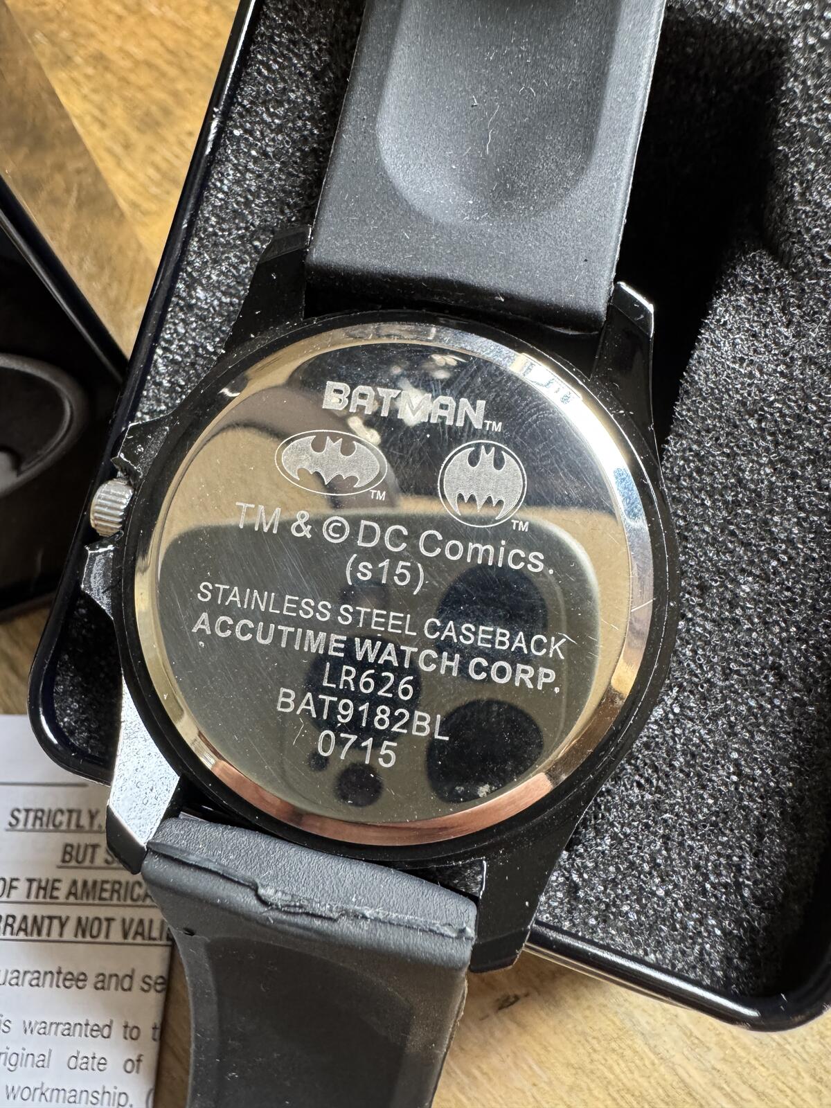 Batman Watch - New Old Stock in Original Tin