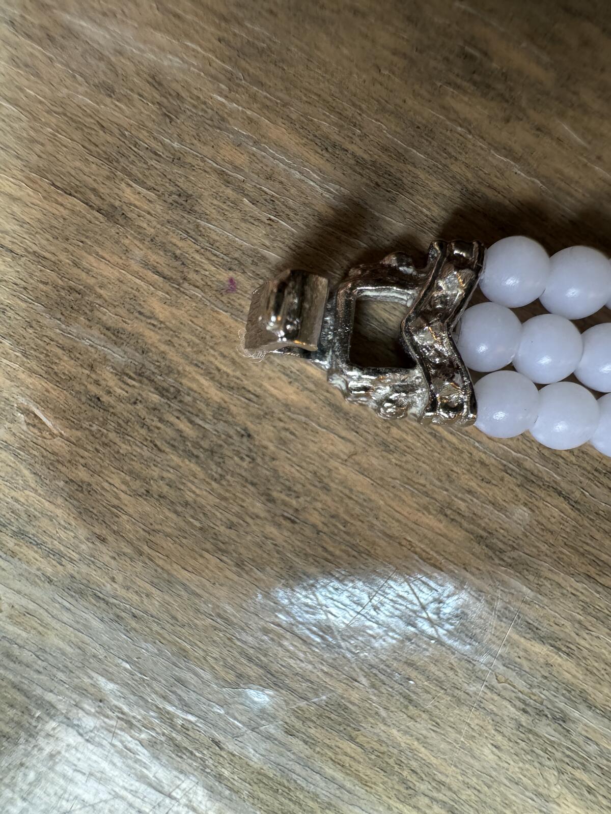 Faberge Ladies Watch with faux pearl bracelet