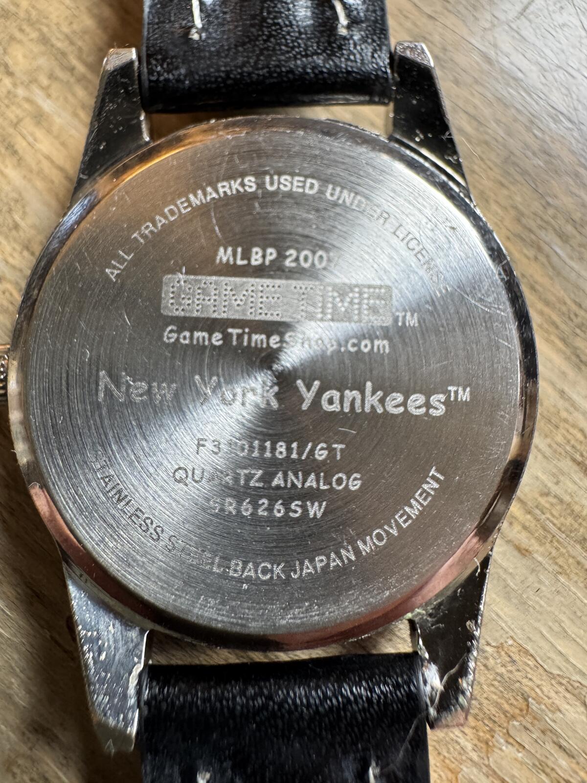 New York Yankess Women's Pink Pinstripe Watch
