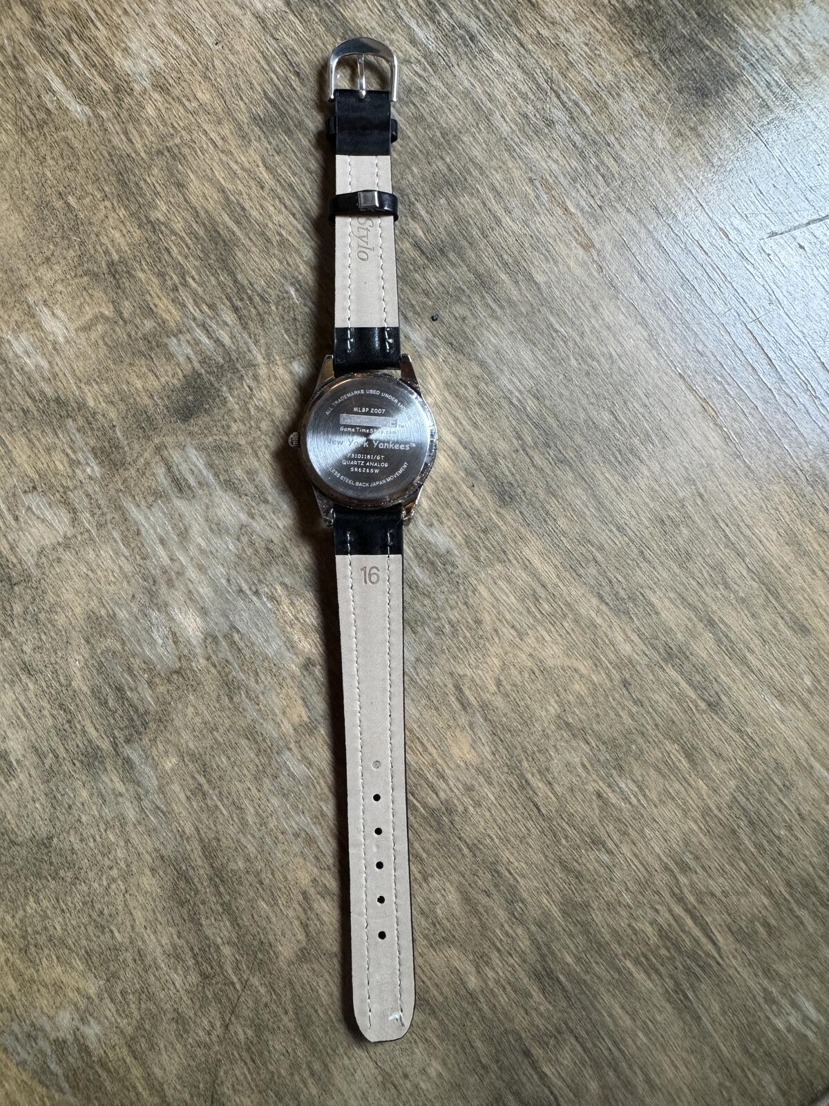 New York Yankess Women's Pink Pinstripe Watch