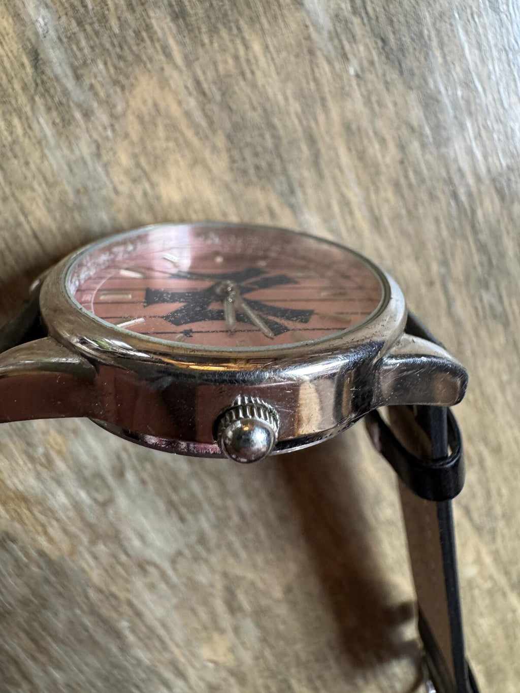 New York Yankess Women's Pink Pinstripe Watch