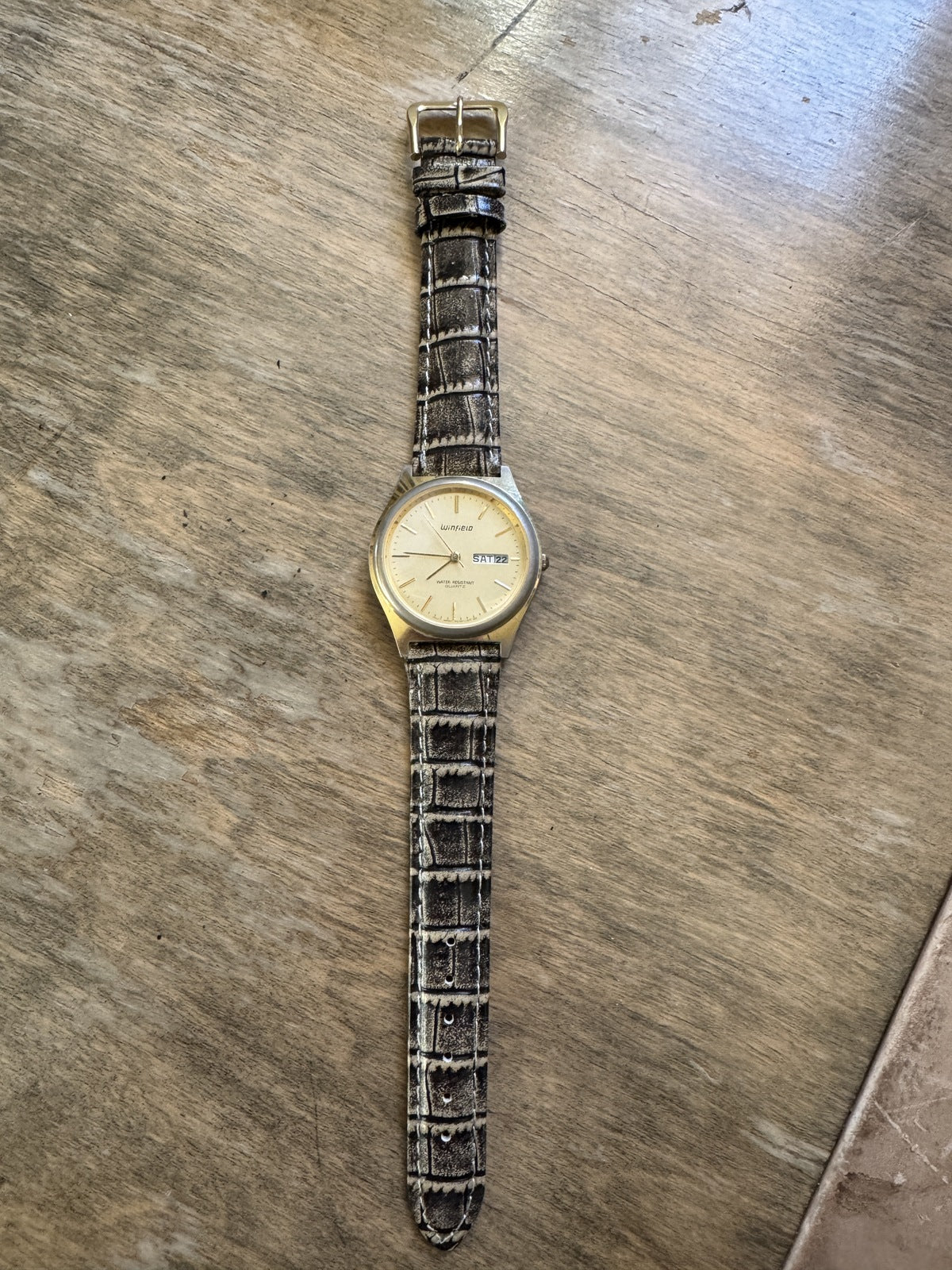 Vintage Winfield Day/Date Watch
