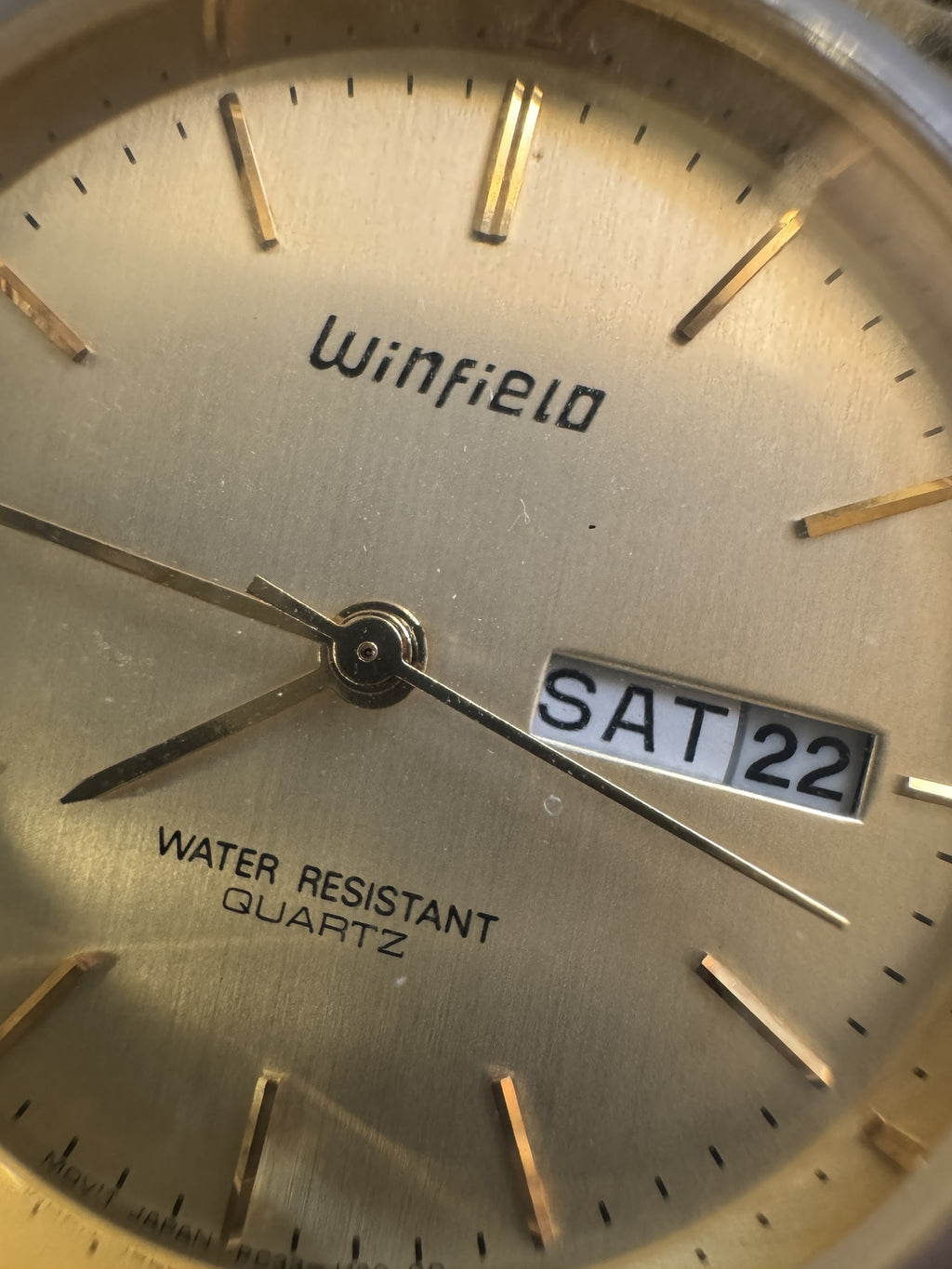 Vintage Winfield Day/Date Watch
