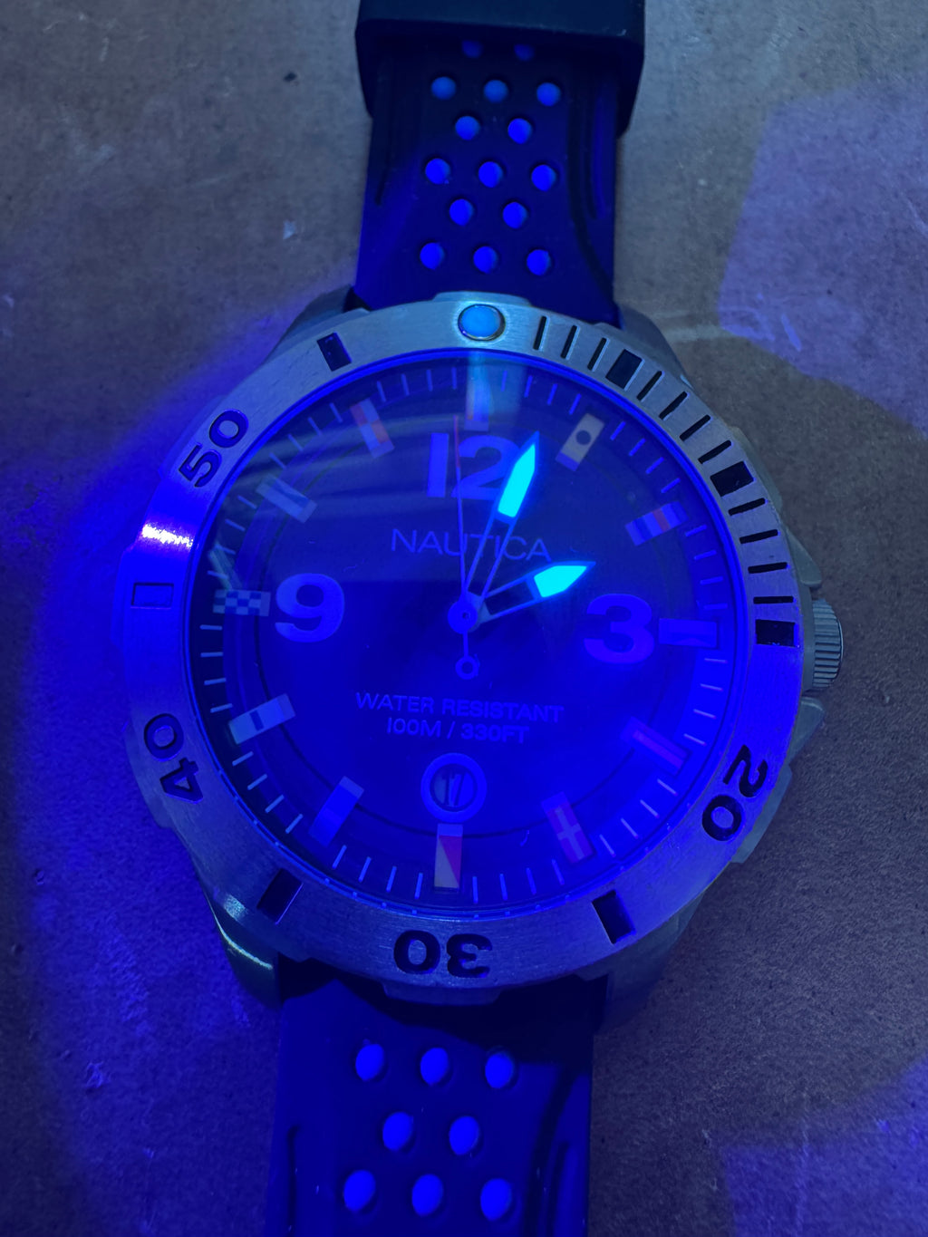Nautica Signal Flag Quartz Watch – Black Dial – 100M