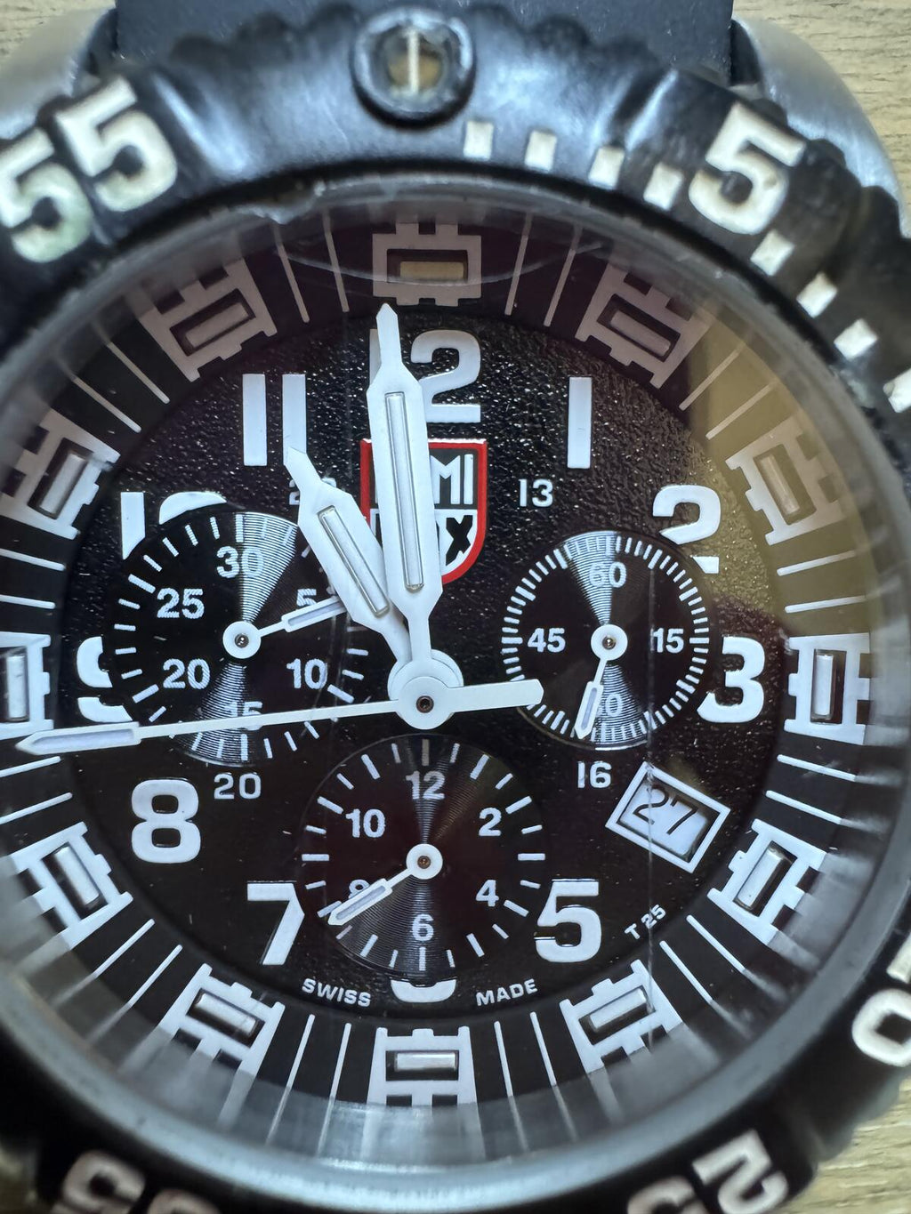 Luminox Navy SEAL Series 3180 Swiss Quartz Chronograph Dive Watch 200M