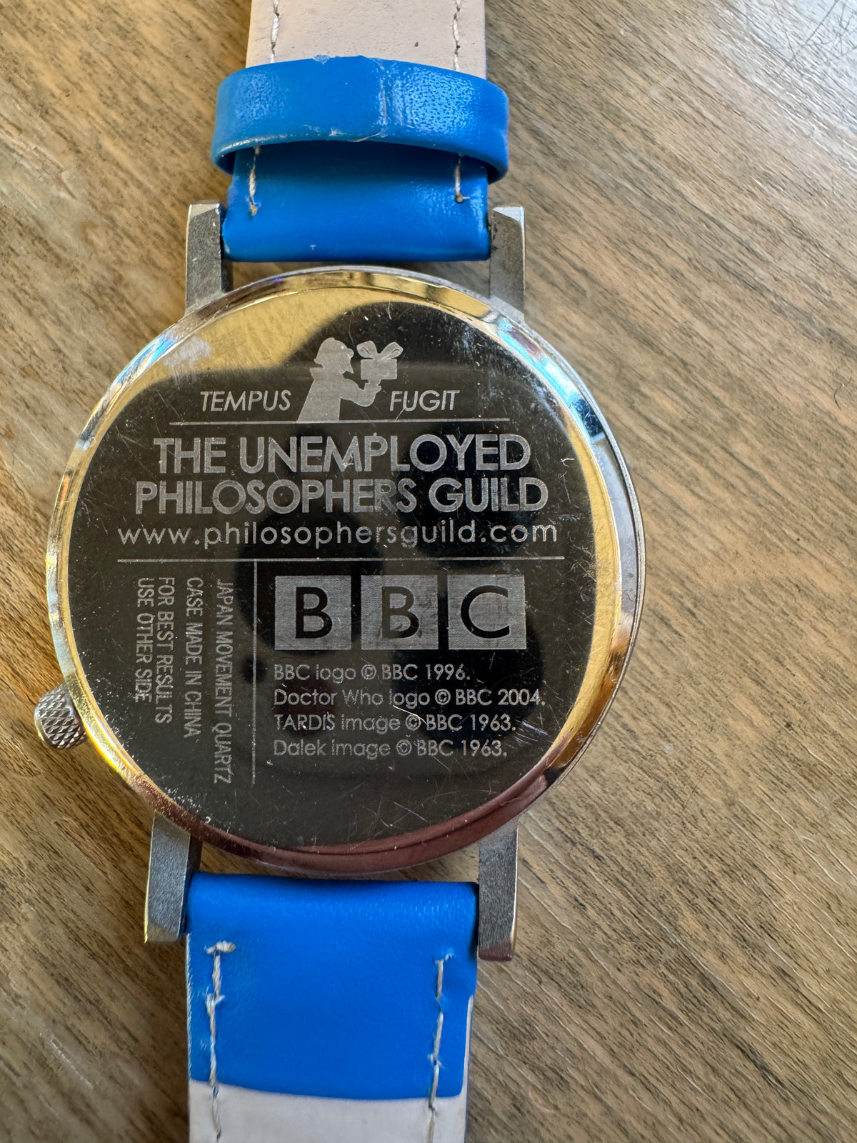 Doctor Who TARDIS Vortex Watch – Unemployed Philosophers Guild 38mm Quartz