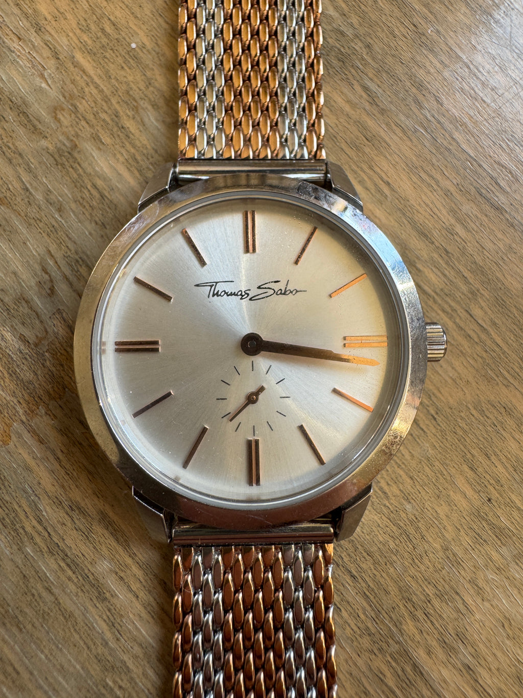 Thomas Sabo WA0273 Two-Tone Milanese Mesh Quartz Watch