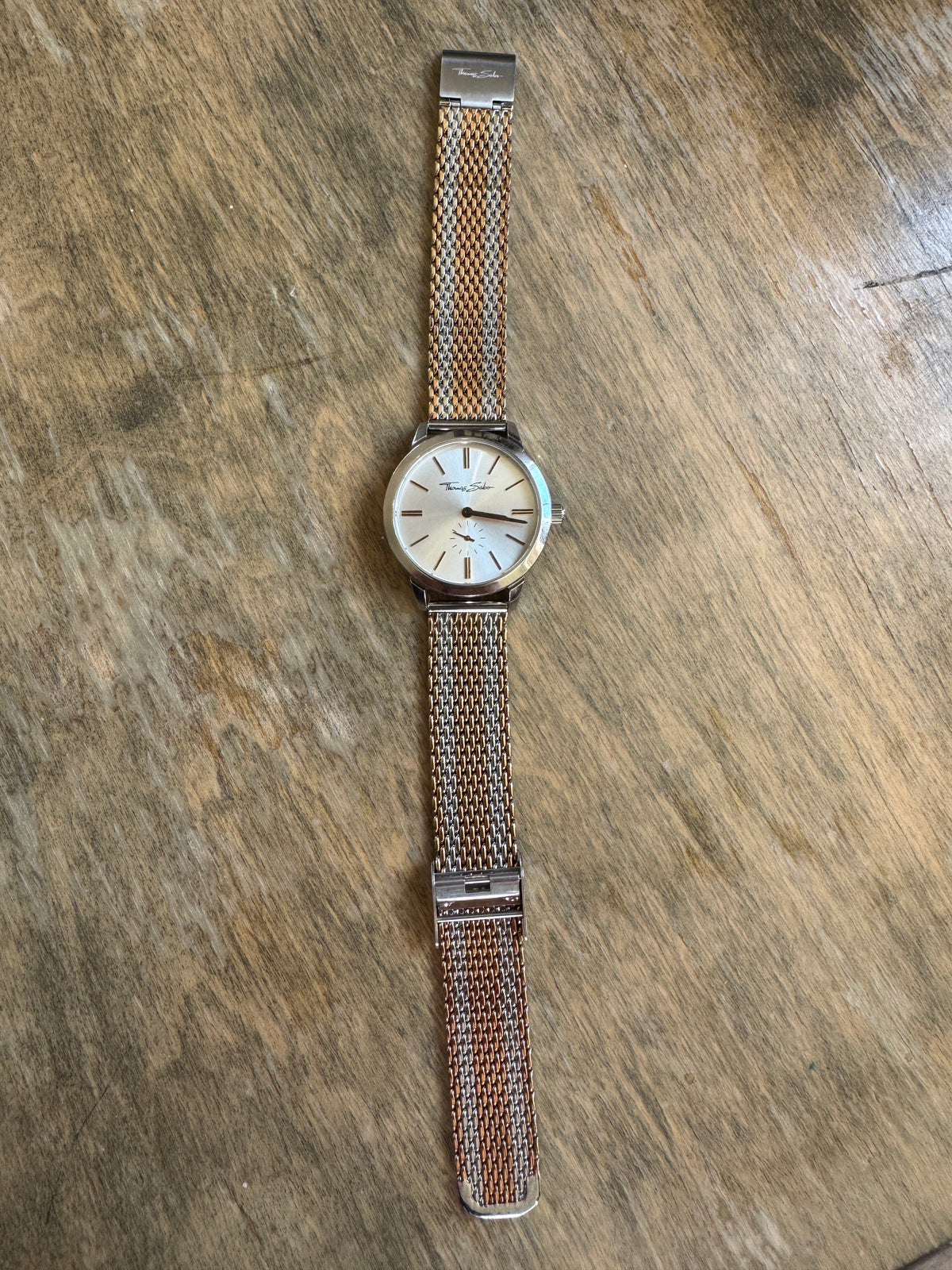 Thomas Sabo WA0273 Two-Tone Milanese Mesh Quartz Watch