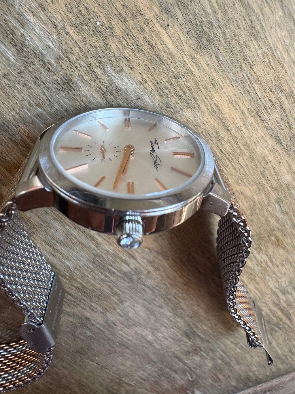 Thomas Sabo WA0273 Two-Tone Milanese Mesh Quartz Watch
