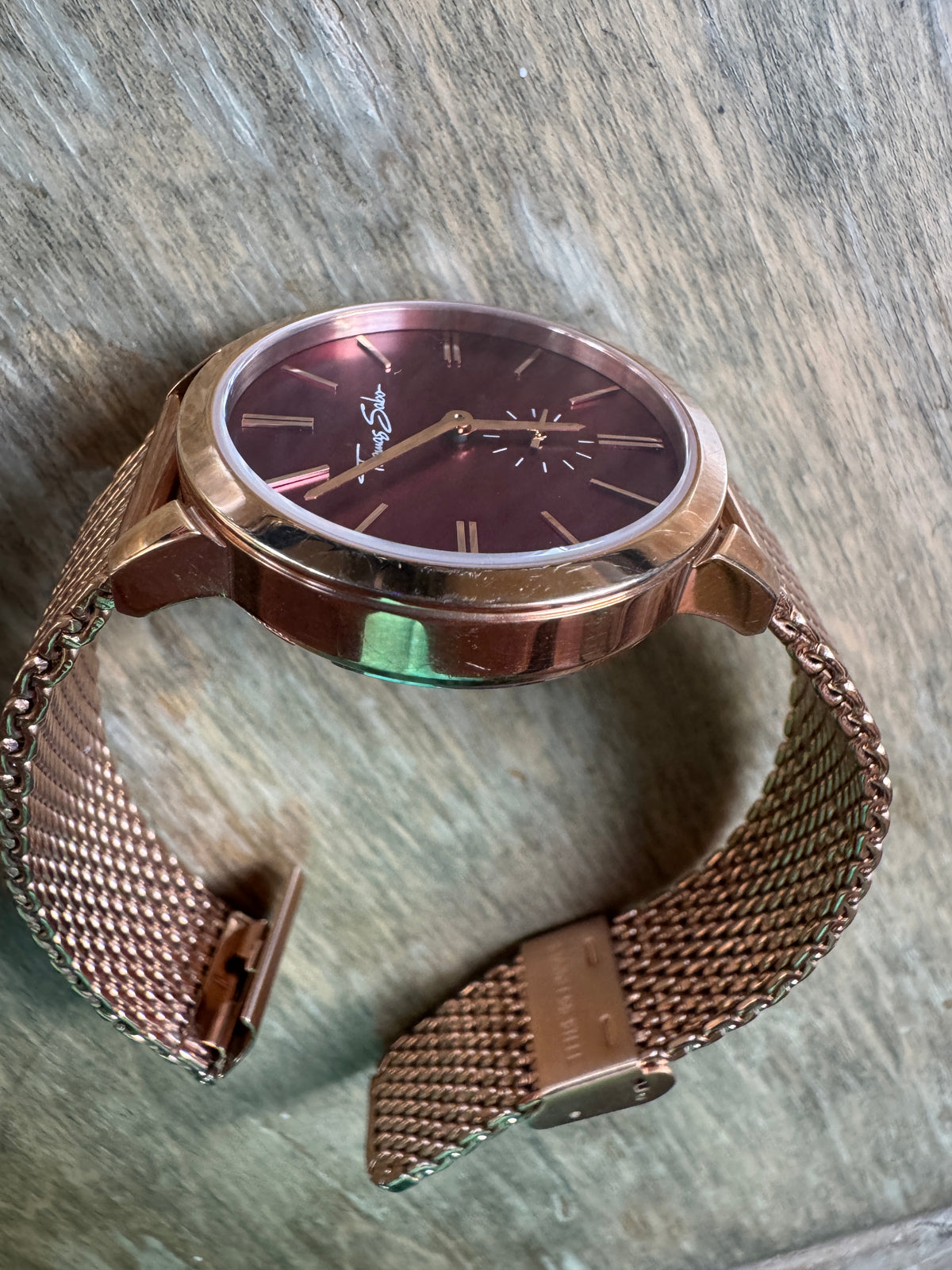 Thomas Sabo Glam Spirit WA0276 Burgundy Dial Rose Gold Watch