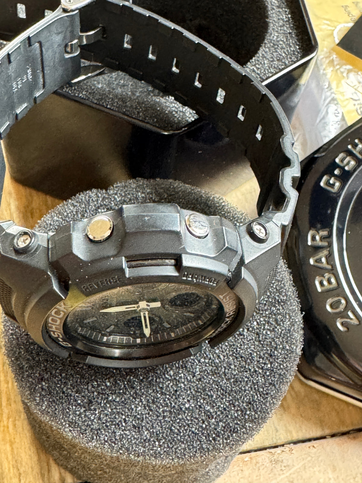 Casio G-Shock AWG-M100B-1A Tough Solar Multi Band 6 Full Kit