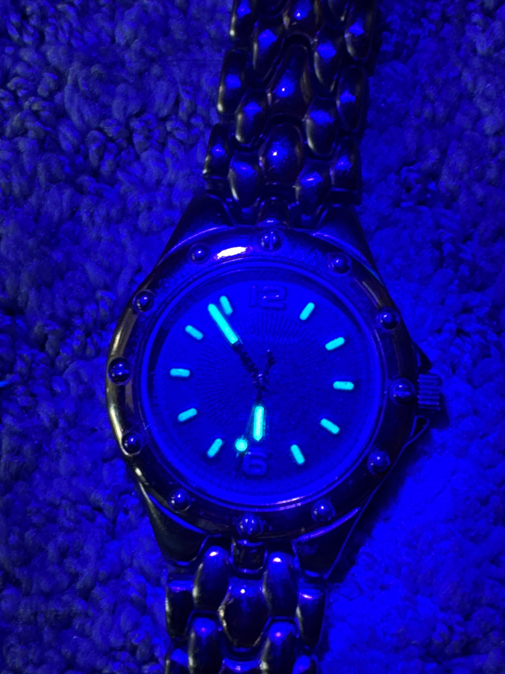 Sergio Valente PC21 Two-Tone Quartz Watch Black Dial 35mm