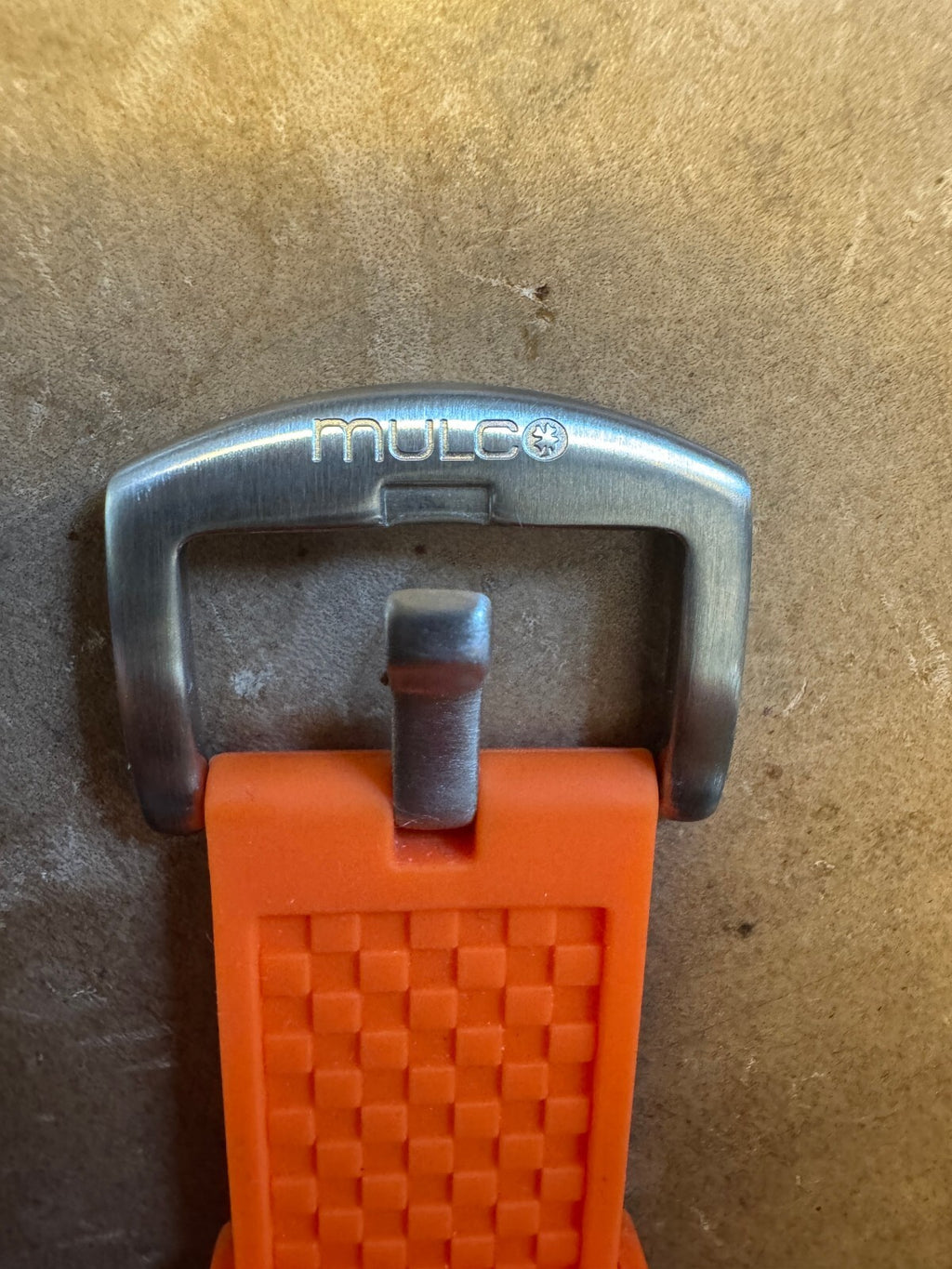 Mulco Max Chronograph – Swiss Ronda – Orange Silicone Strap – 10 ATM