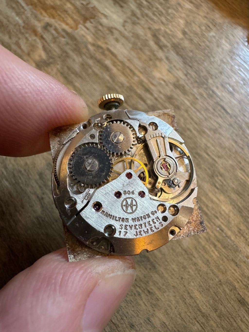 Vintage Hamilton Masterpiece Dial & Caliber 306 Movement – Parts/Restoration