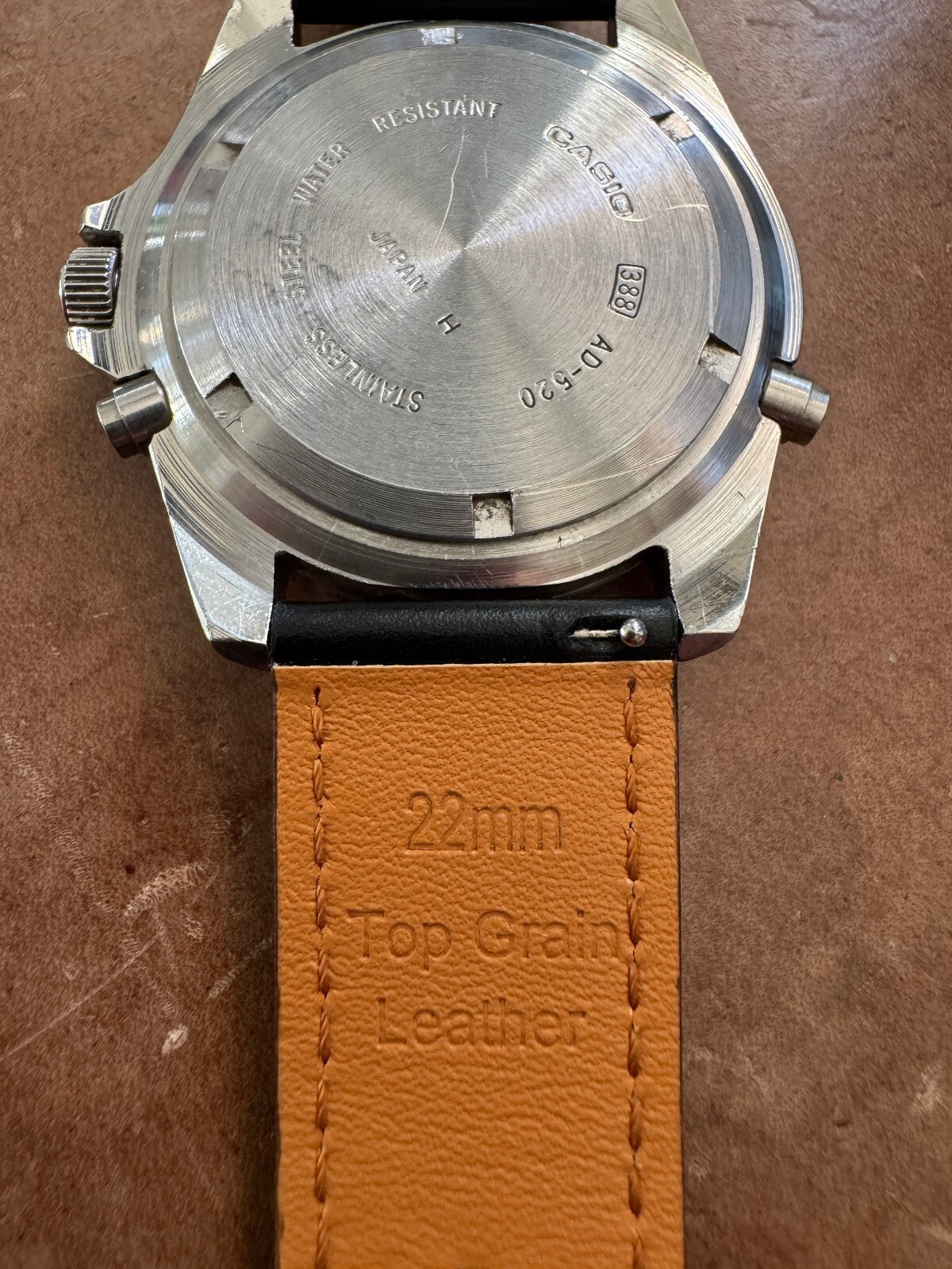 Vintage Casio AD-520 Ana-Digi Diver Watch – "Smiley" – Alarm Chronograph