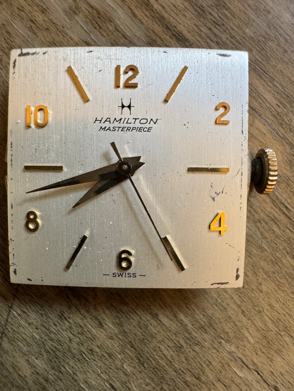 Vintage Hamilton Masterpiece Dial & Caliber 306 Movement – Parts/Restoration